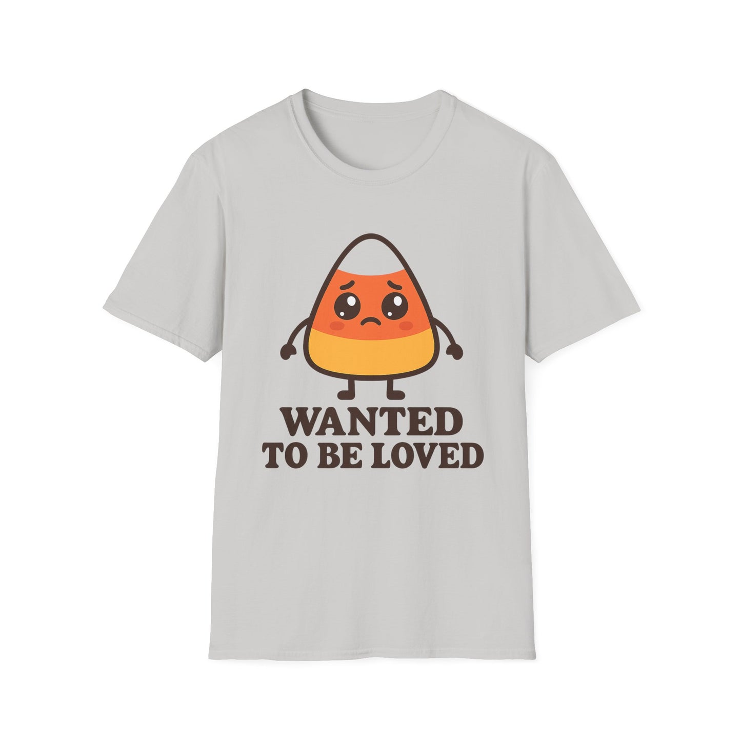 All I Wanted Was to Be Loved Candy Corn Shirt – Funny Halloween Sad Candy Tee