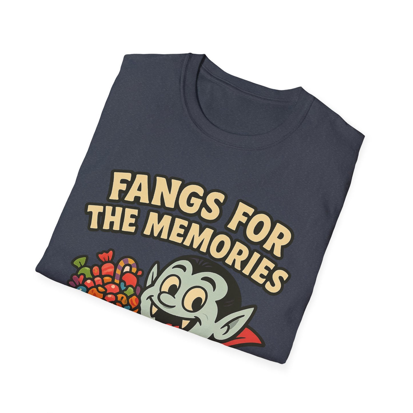 Fangs for the Memories Shirt – Vampire Trick or Treat Candy Tee