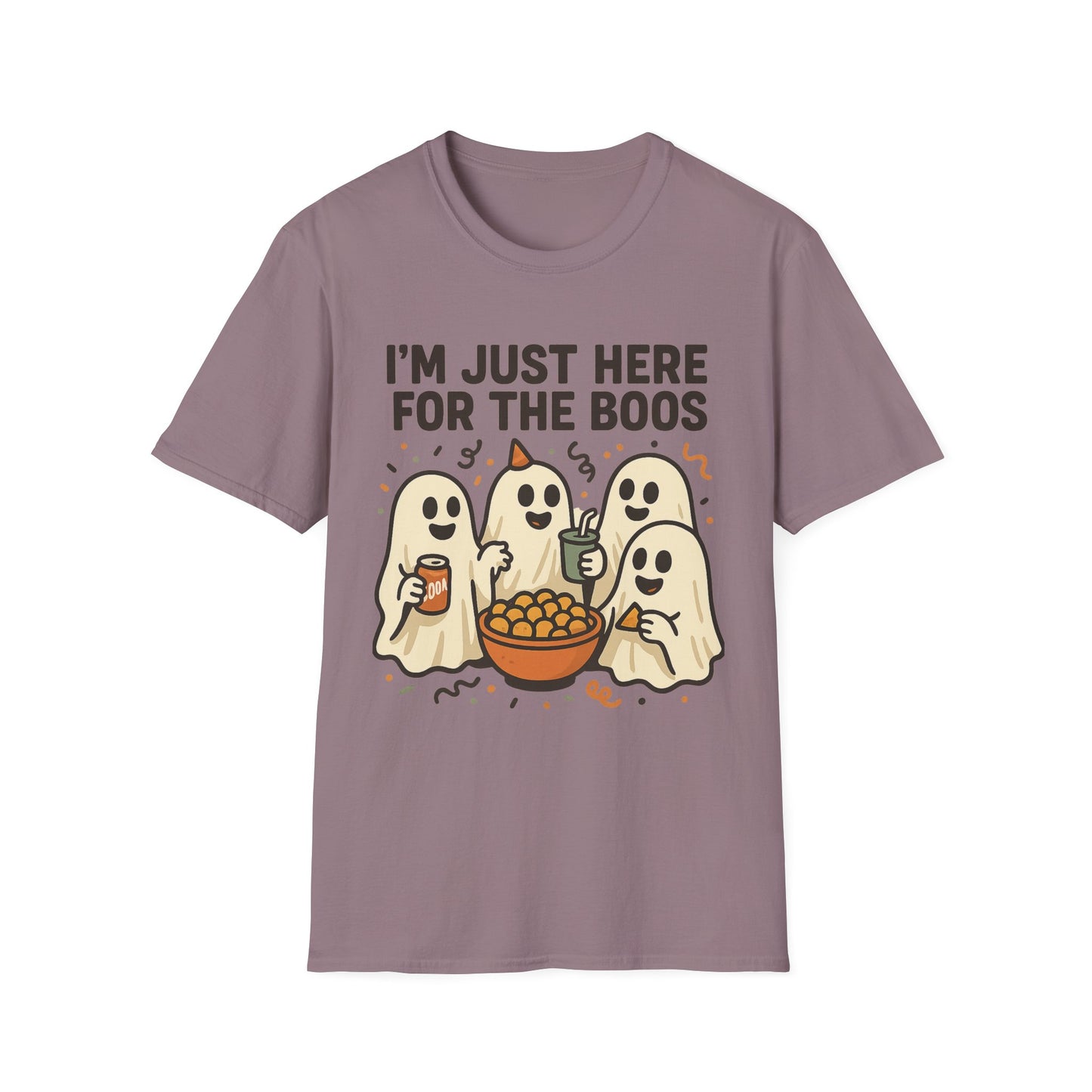 I’m Just Here for the Boos Shirt – Ghost Beer Halloween Party Tee