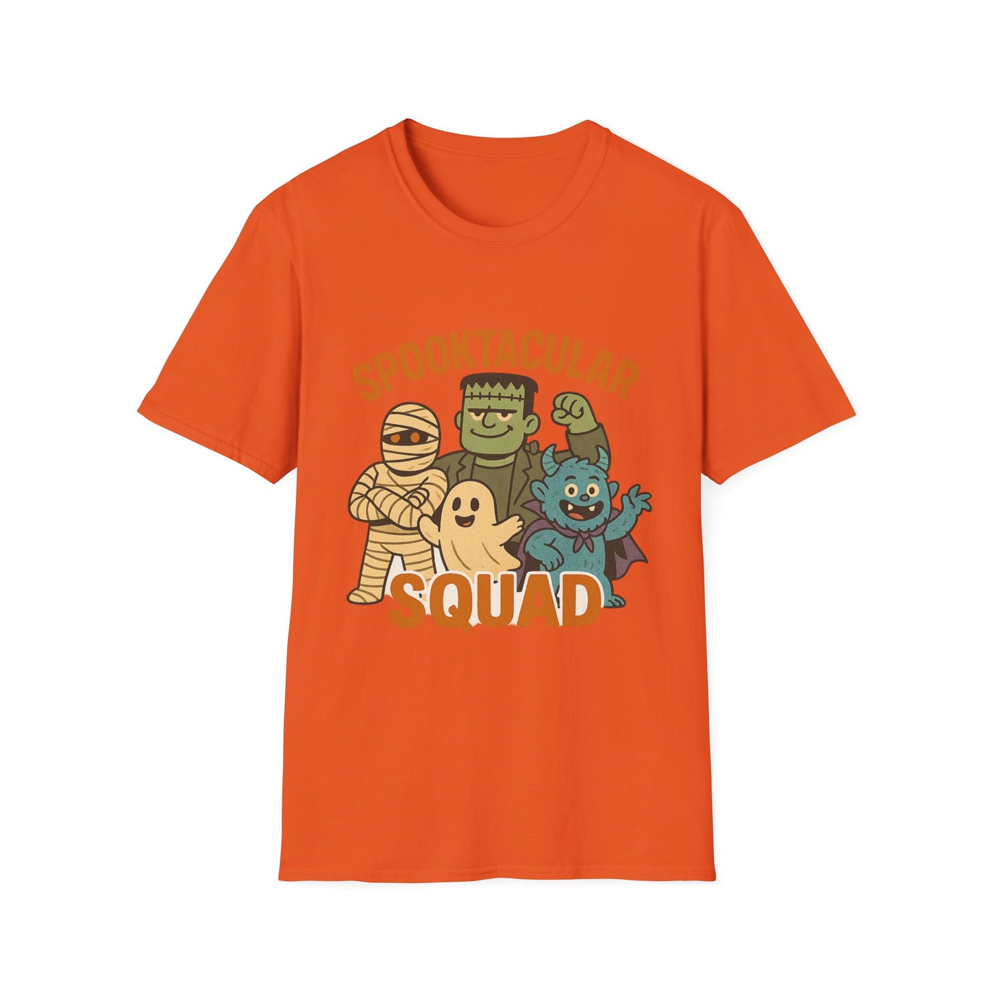 Spooktacular Squad Shirt – Monster Friends Retro Halloween Tee