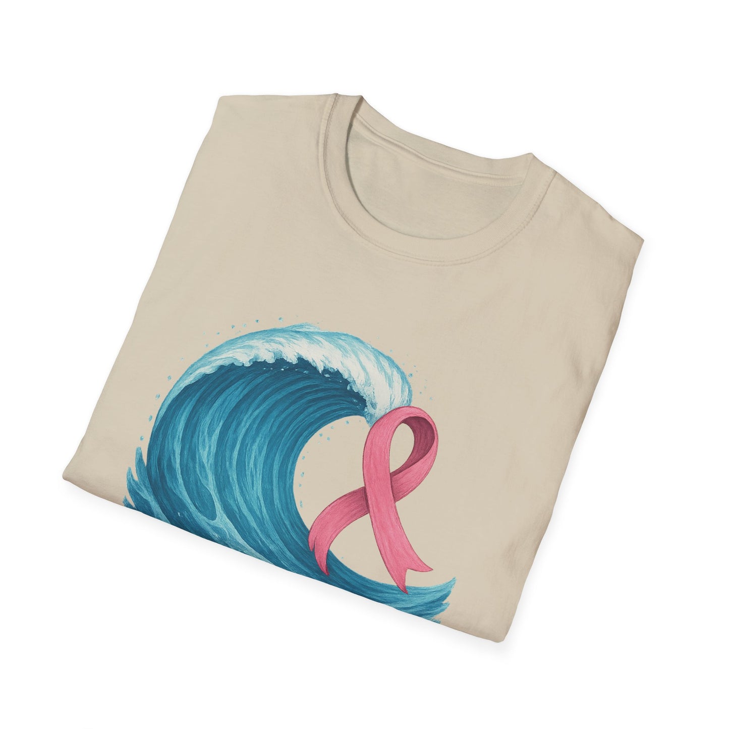 Wave of Hope Shirt | Breast Cancer Awareness Month Tee | Ocean Pink Ribbon Support Survivor Fighter T-Shirt October Strong