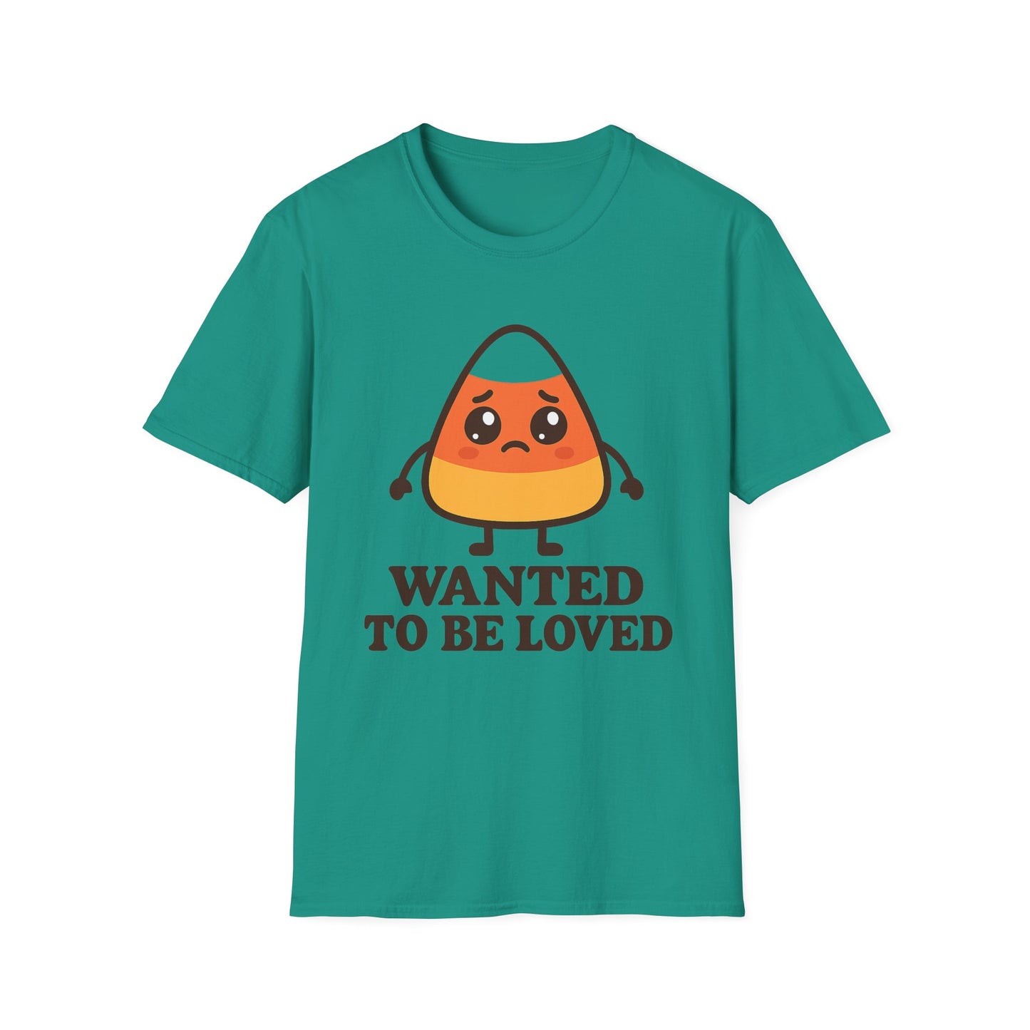 All I Wanted Was to Be Loved Candy Corn Shirt – Funny Halloween Sad Candy Tee