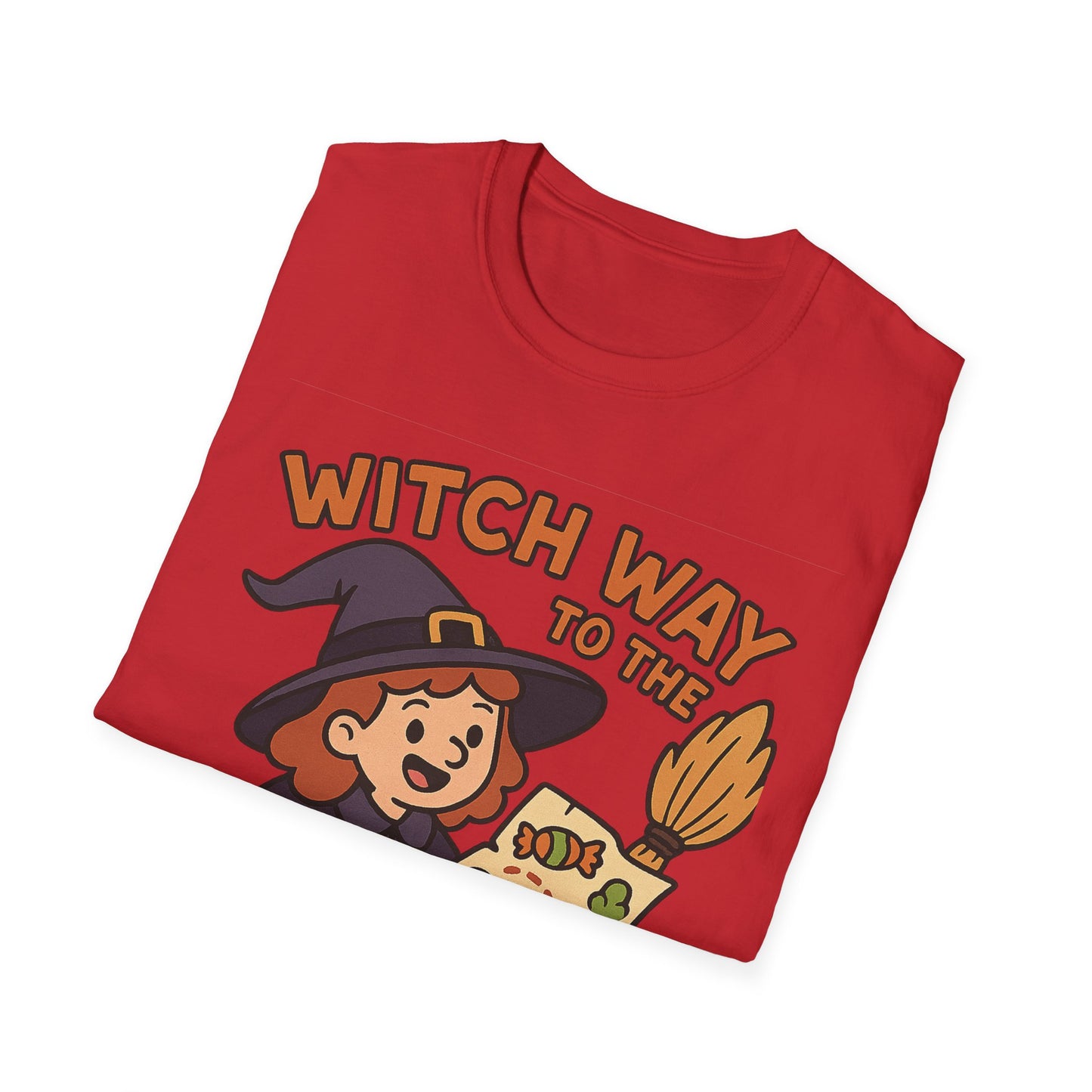 itch Way to the Candy Halloween Shirt – Funny Witch Trick or Treat Tee