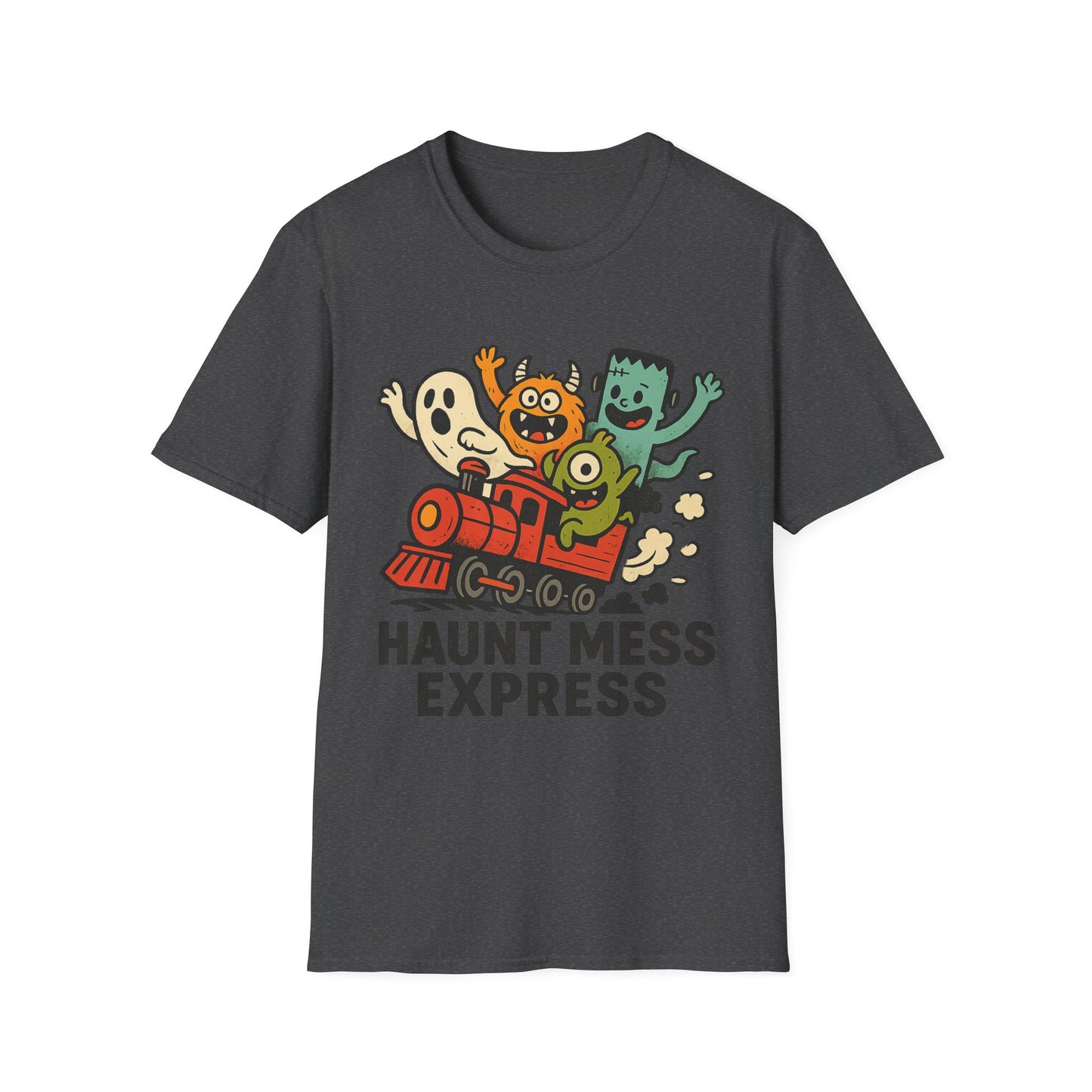 Haunt Mess Express Shirt – Funny Monster Train Halloween Tee