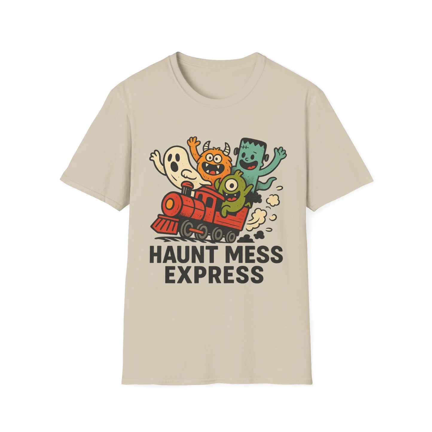 Haunt Mess Express Shirt – Funny Monster Train Halloween Tee