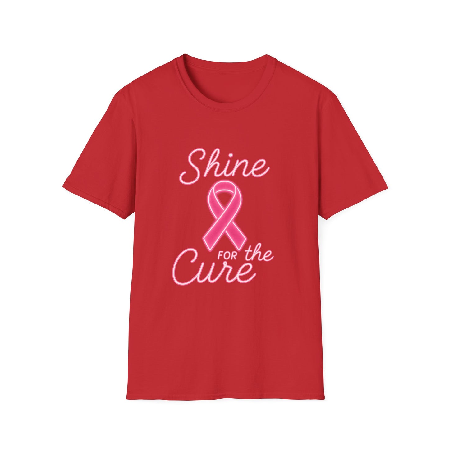Shine for the Cure Shirt | Breast Cancer Awareness Pink Ribbon Tee | Support Hope Survivor Fighter T-Shirt October Month