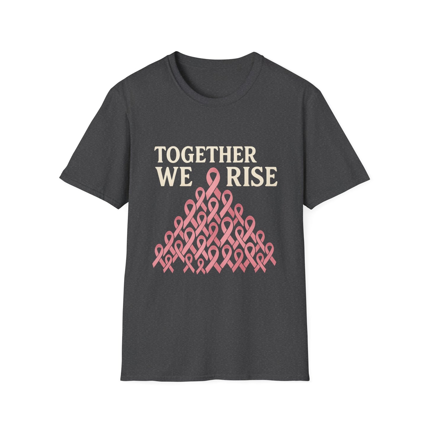 Together We Rise Shirt | Breast Cancer Awareness Pink Ribbon Tee | Unity Support Survivor Fighter Hope T-Shirt October Strong