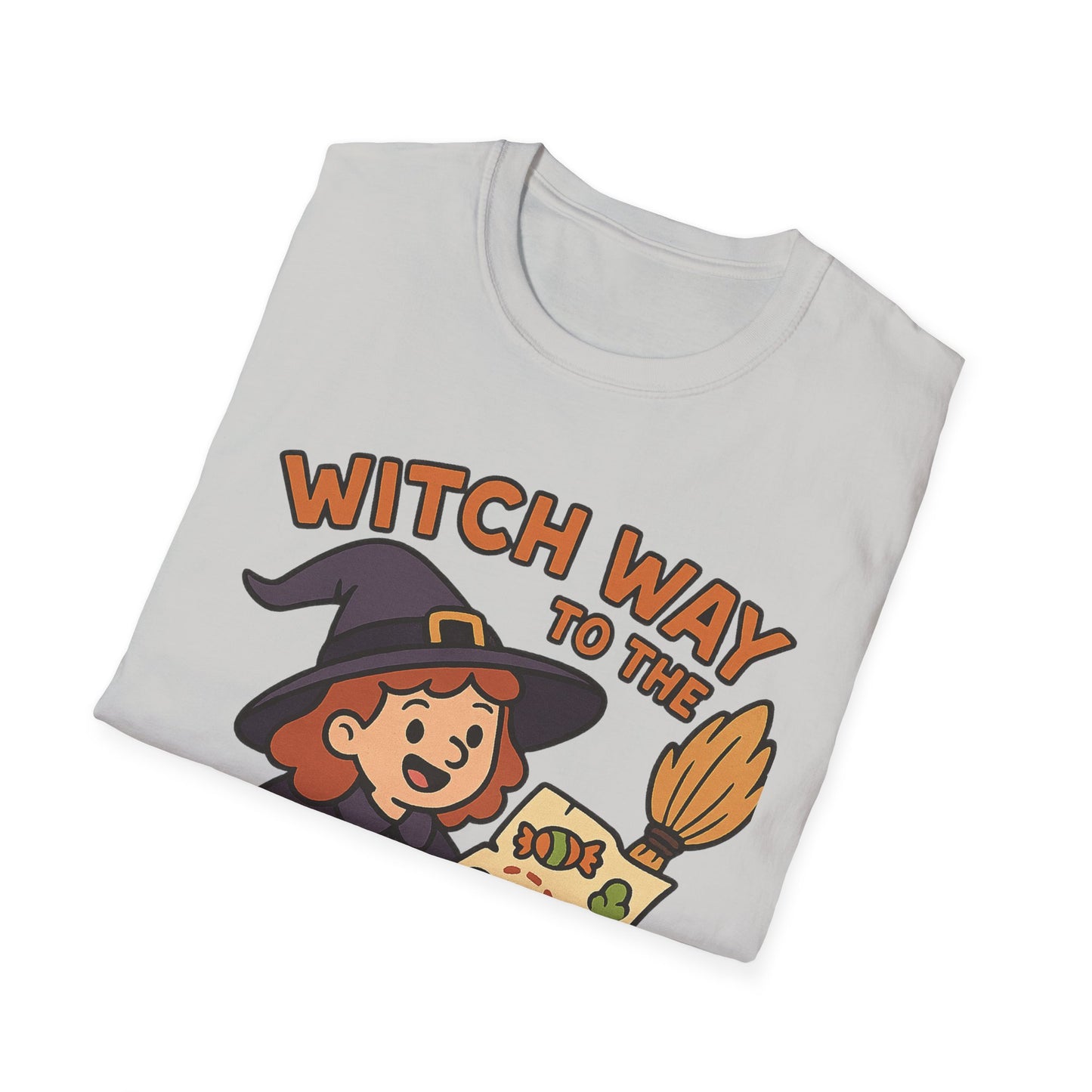 itch Way to the Candy Halloween Shirt – Funny Witch Trick or Treat Tee