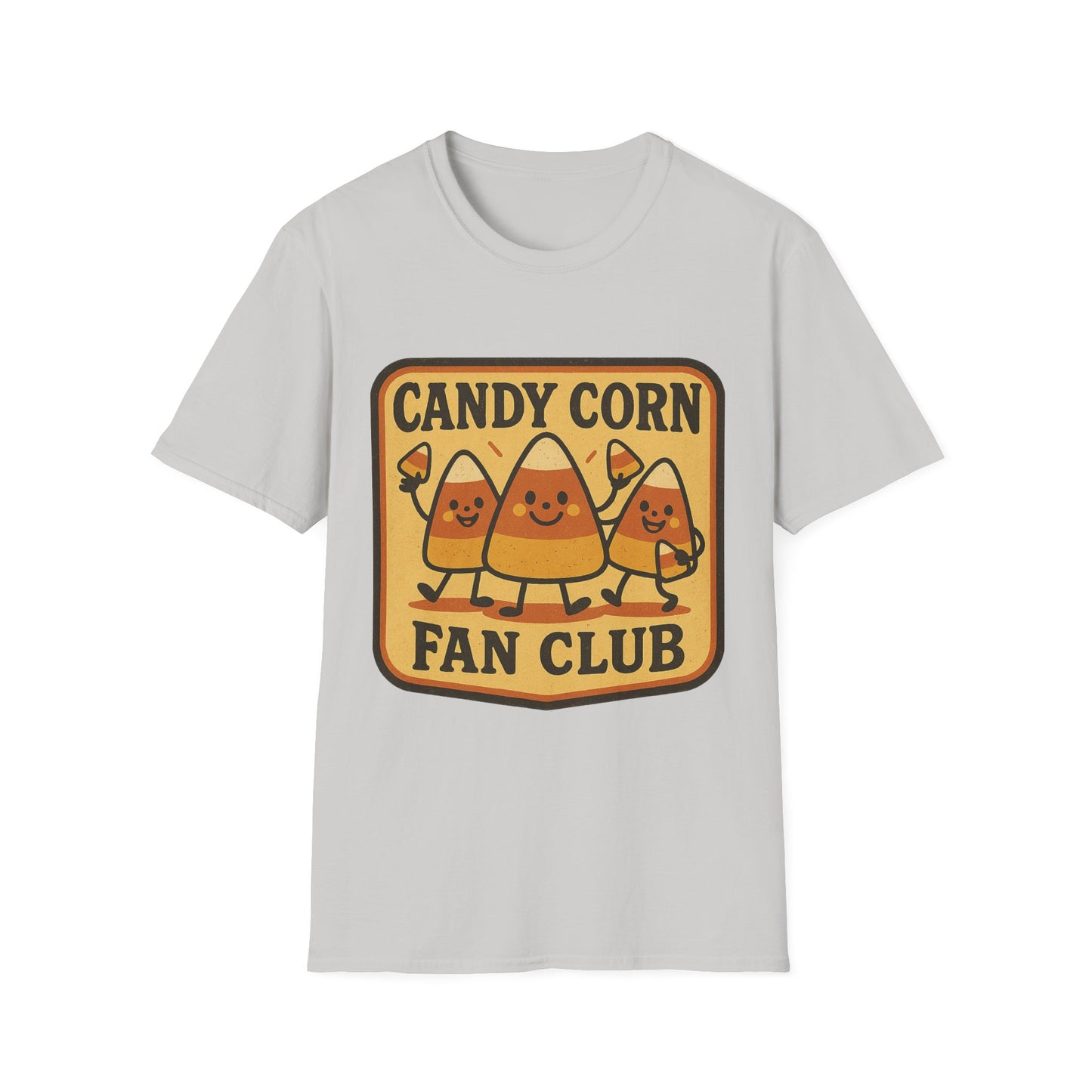 Candy Corn Fan Club Shirt – Cute Fall Halloween Tee, Retro Autumn Candy Graphic T-Shirt
