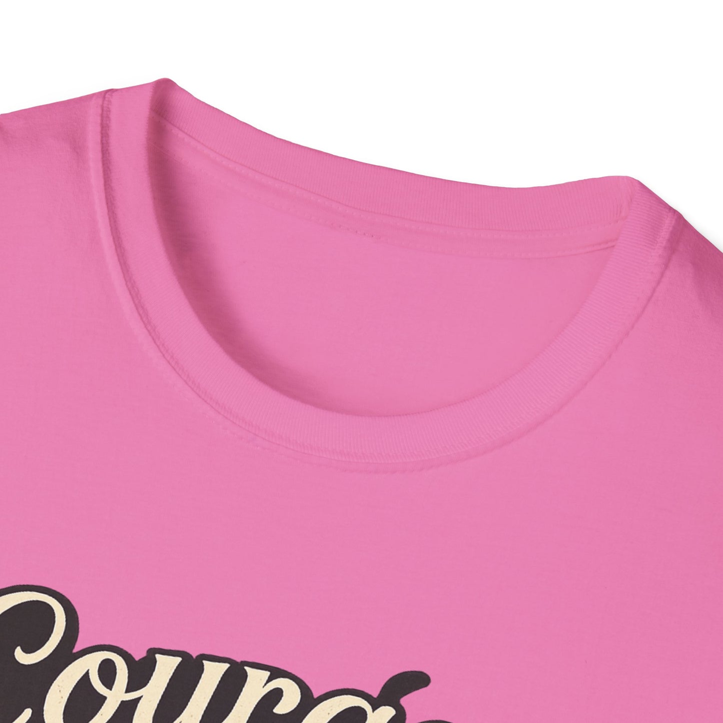 Courage Is Contagious Shirt | Breast Cancer Awareness Pink Ribbon Tee | Butterfly Hope Support Survivor Fighter T-Shirt October