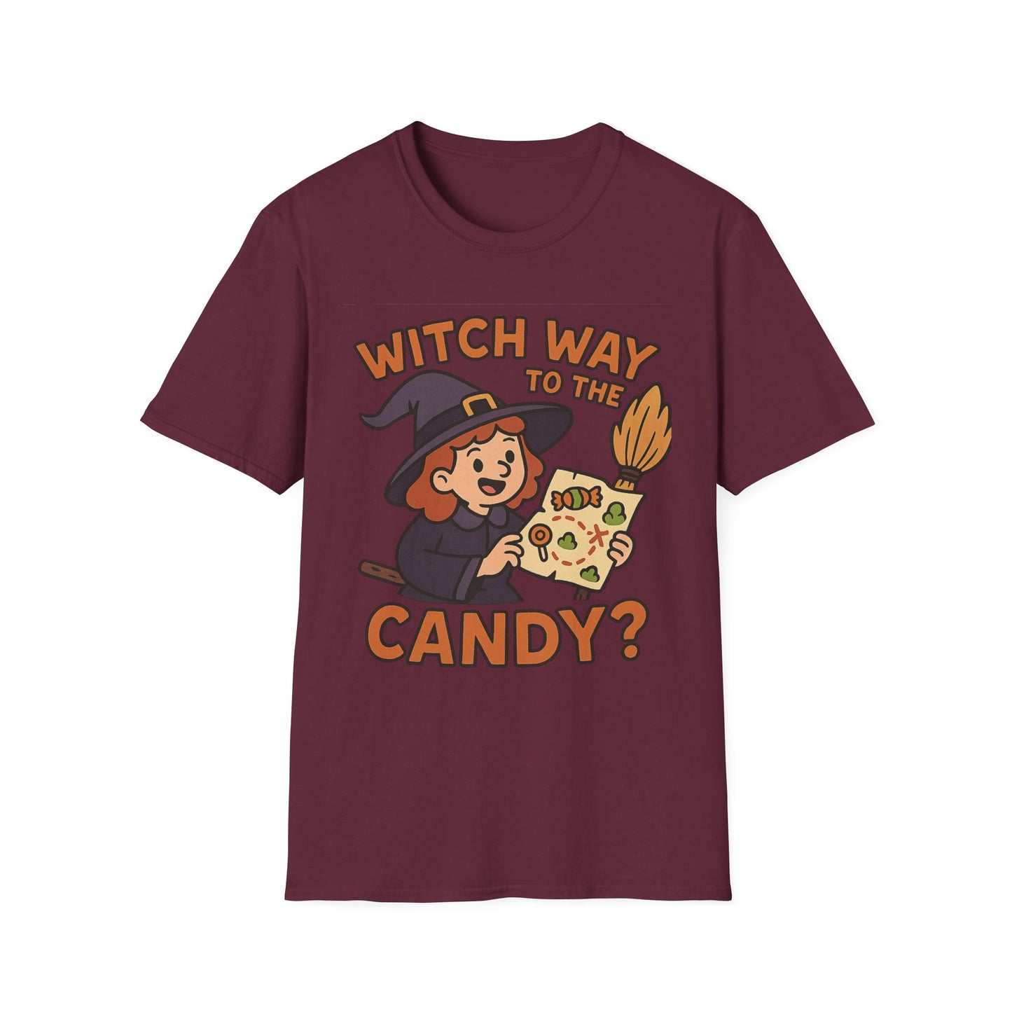 itch Way to the Candy Halloween Shirt – Funny Witch Trick or Treat Tee