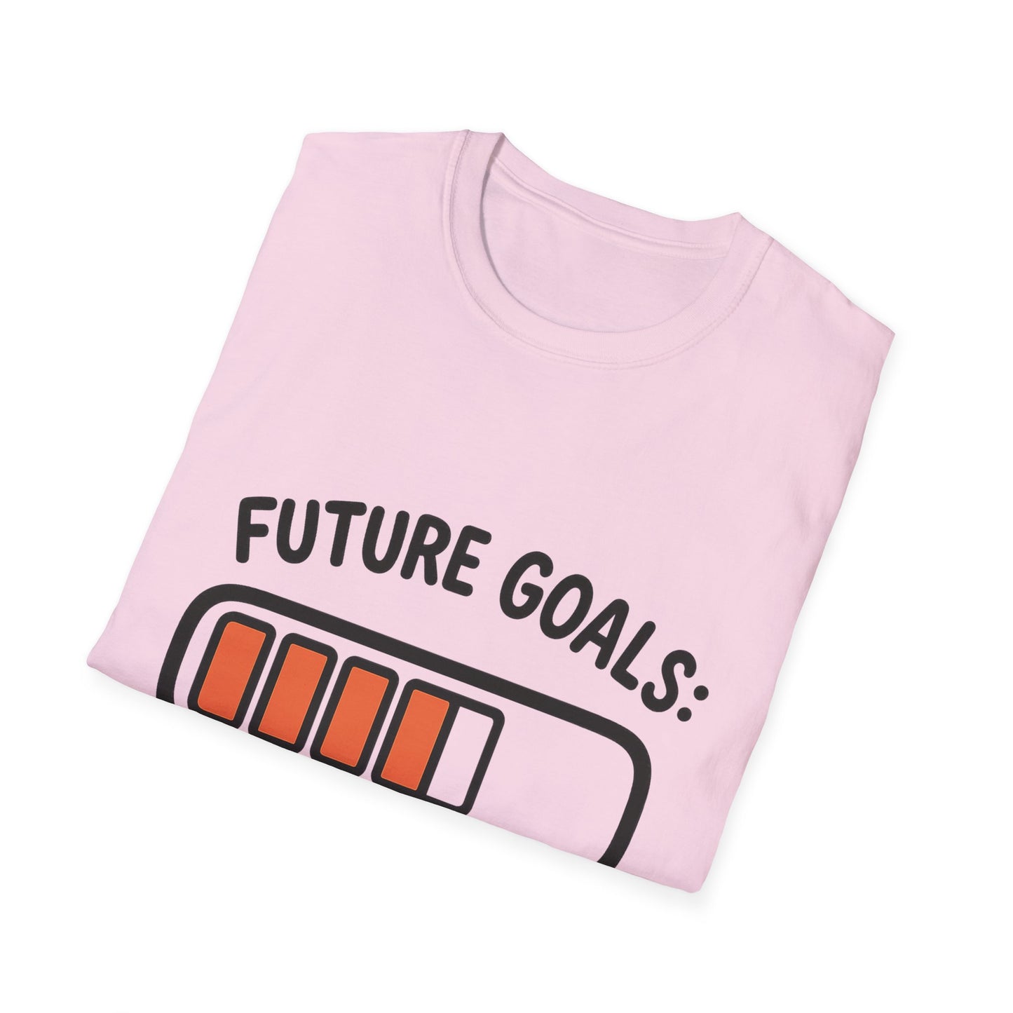 Future Goals In Progress T-Shirt – Playful Progress Bar Motivational Dreamer Tee