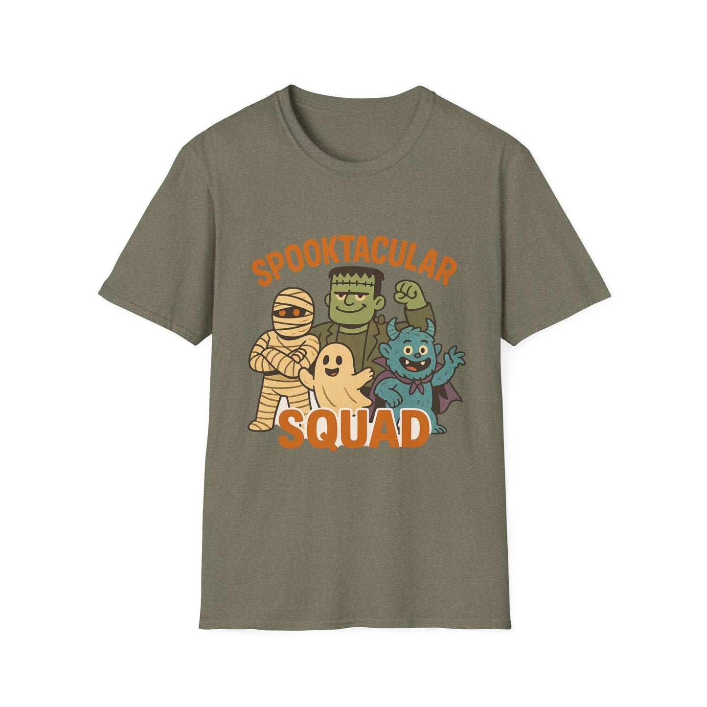 Spooktacular Squad Shirt – Monster Friends Retro Halloween Tee