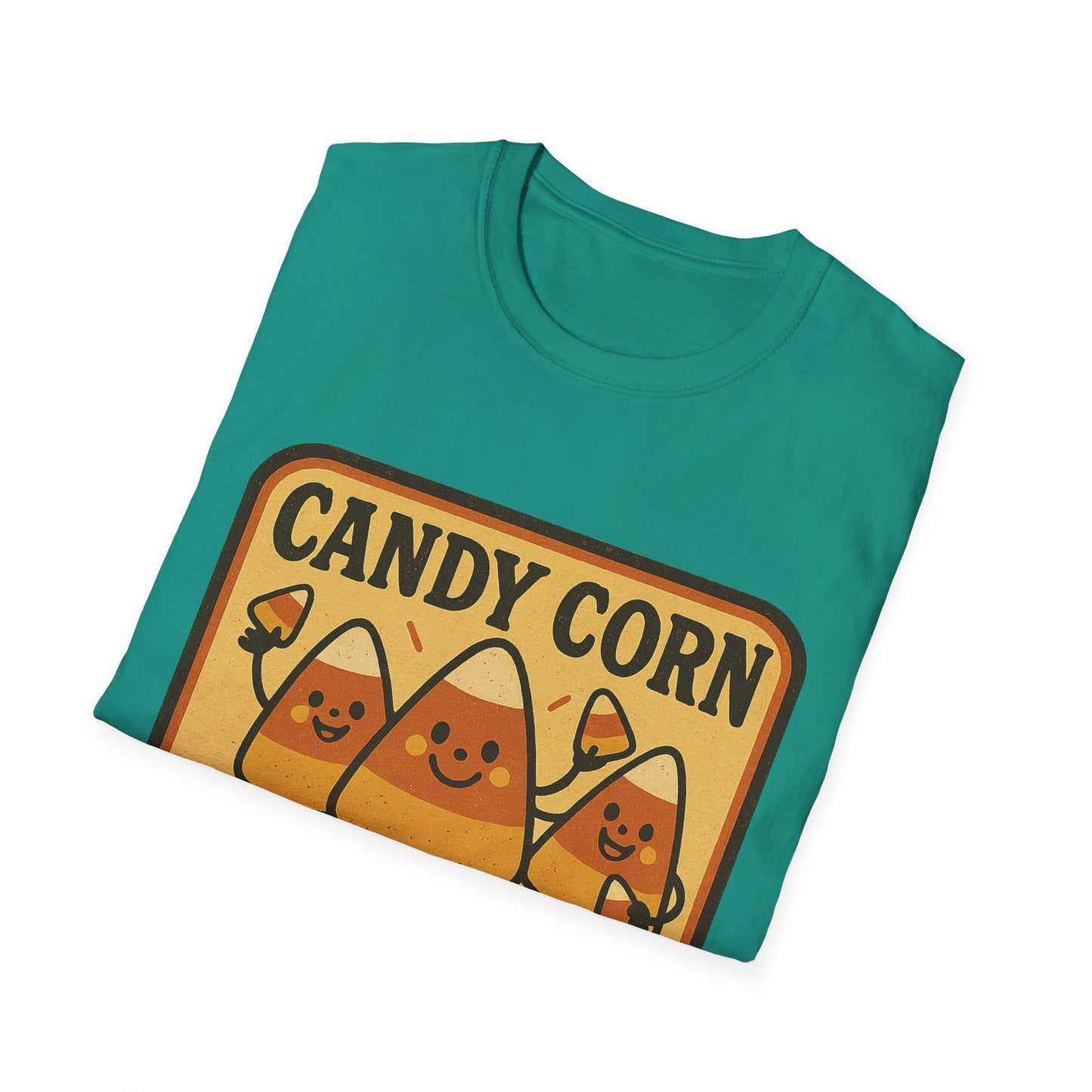 Candy Corn Fan Club Shirt – Cute Fall Halloween Tee, Retro Autumn Candy Graphic T-Shirt