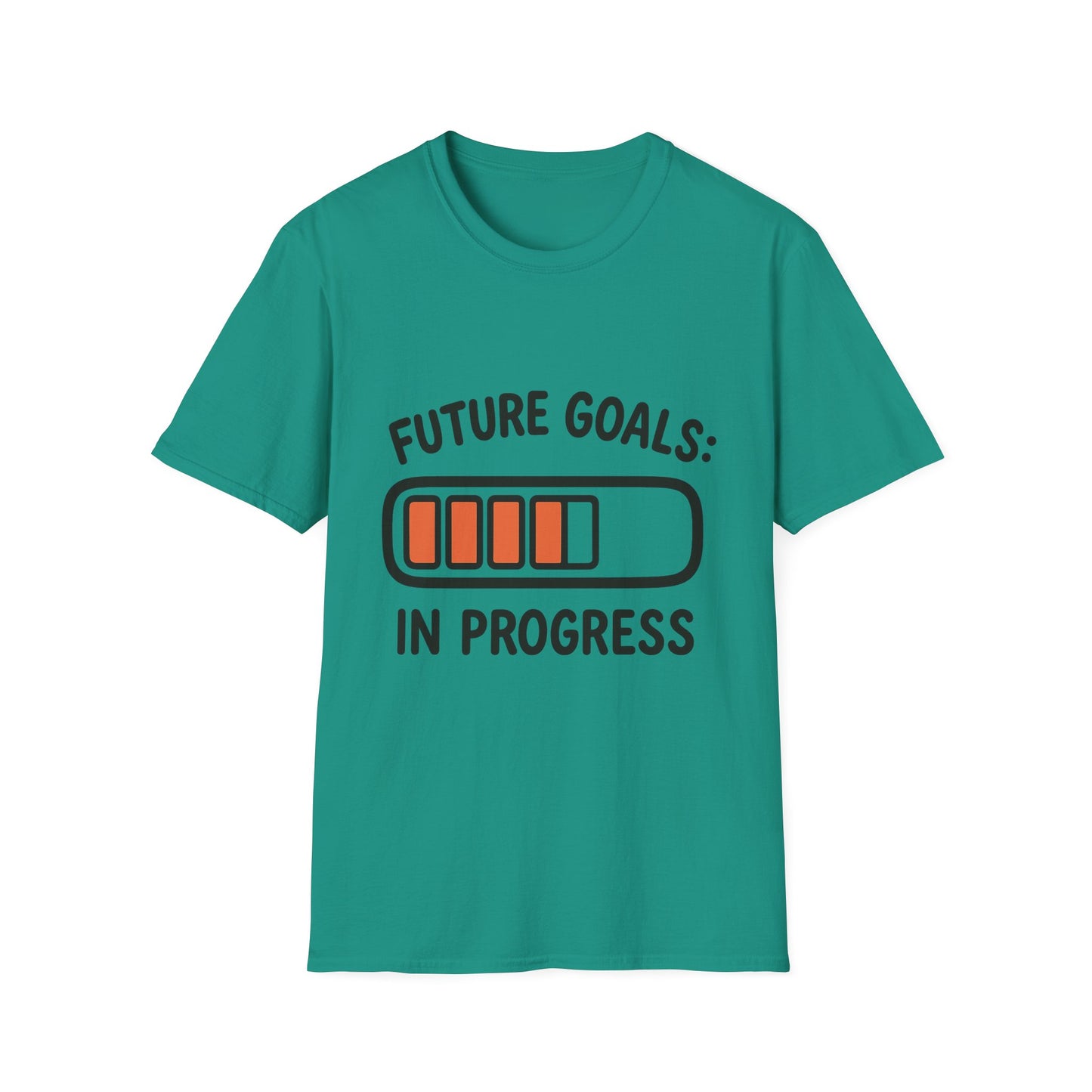 Future Goals In Progress T-Shirt – Playful Progress Bar Motivational Dreamer Tee