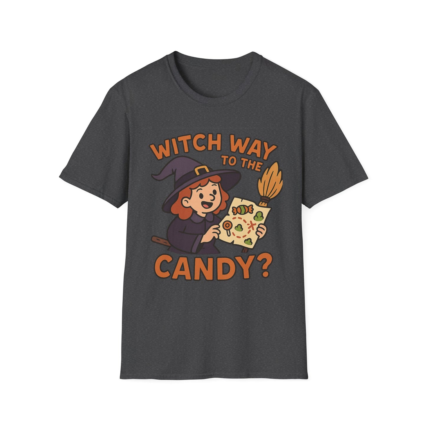 itch Way to the Candy Halloween Shirt – Funny Witch Trick or Treat Tee