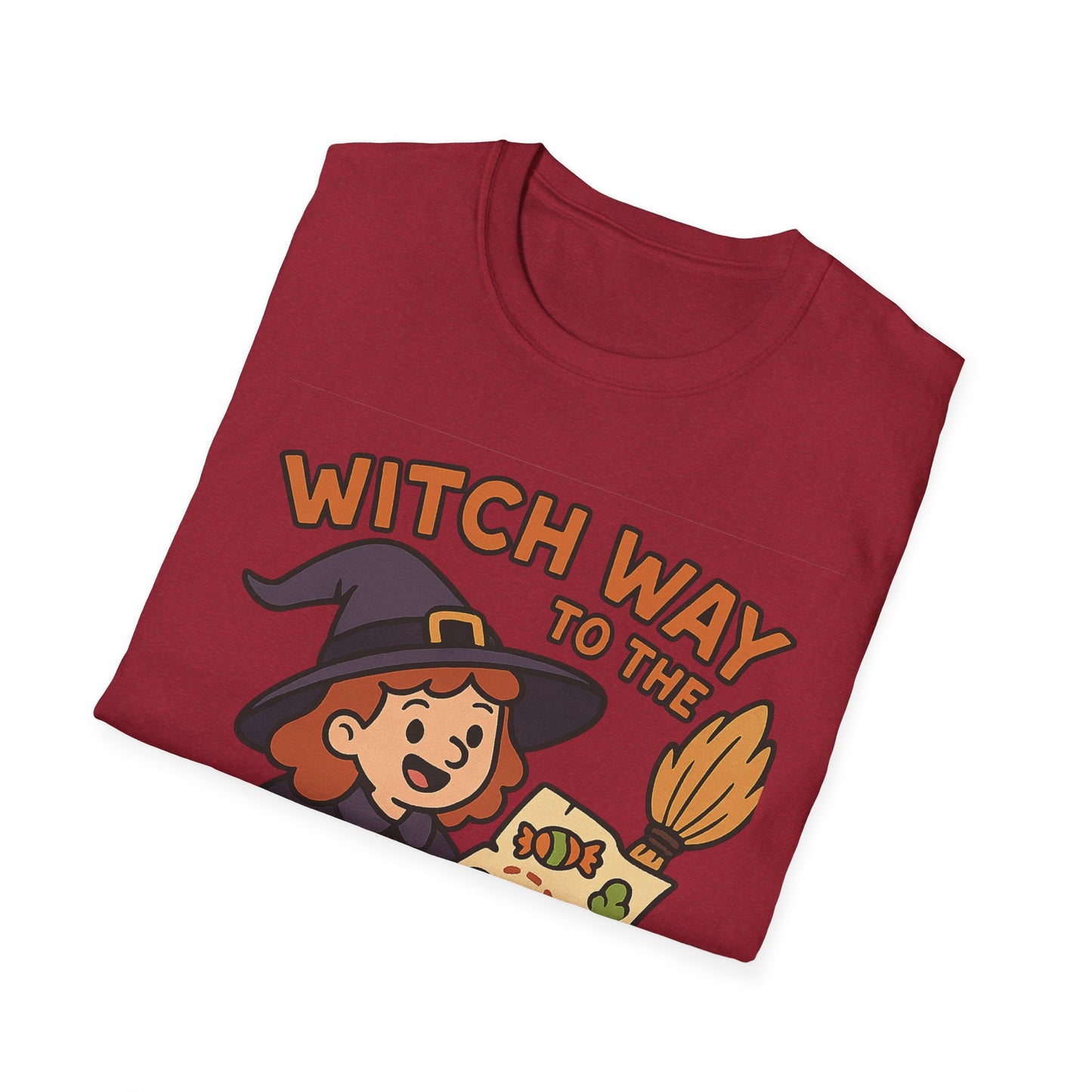 itch Way to the Candy Halloween Shirt – Funny Witch Trick or Treat Tee