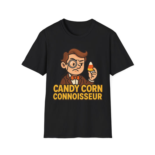 Candy Corn Connoisseur Shirt – Funny Candy Lover Halloween Tee