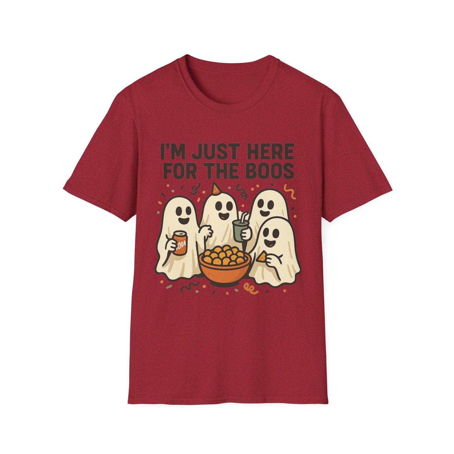 I’m Just Here for the Boos Shirt – Ghost Beer Halloween Party Tee
