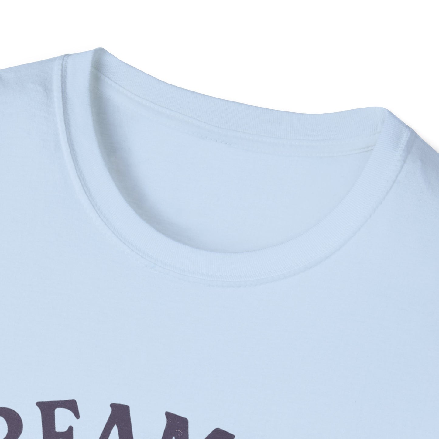 Dreamers Unite T-Shirt – Whimsical Moon & Clouds Inspirational Dreamer Tee