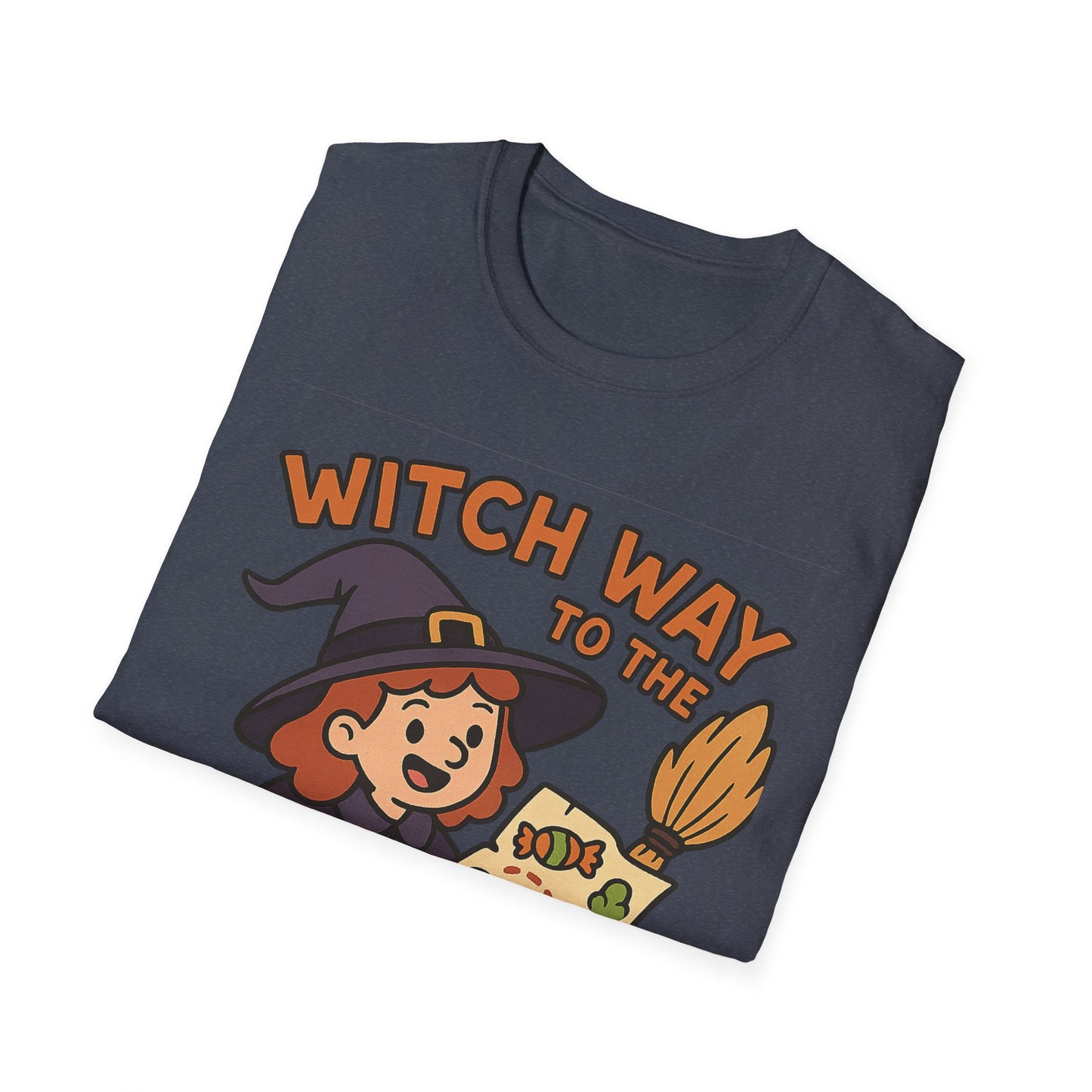 itch Way to the Candy Halloween Shirt – Funny Witch Trick or Treat Tee