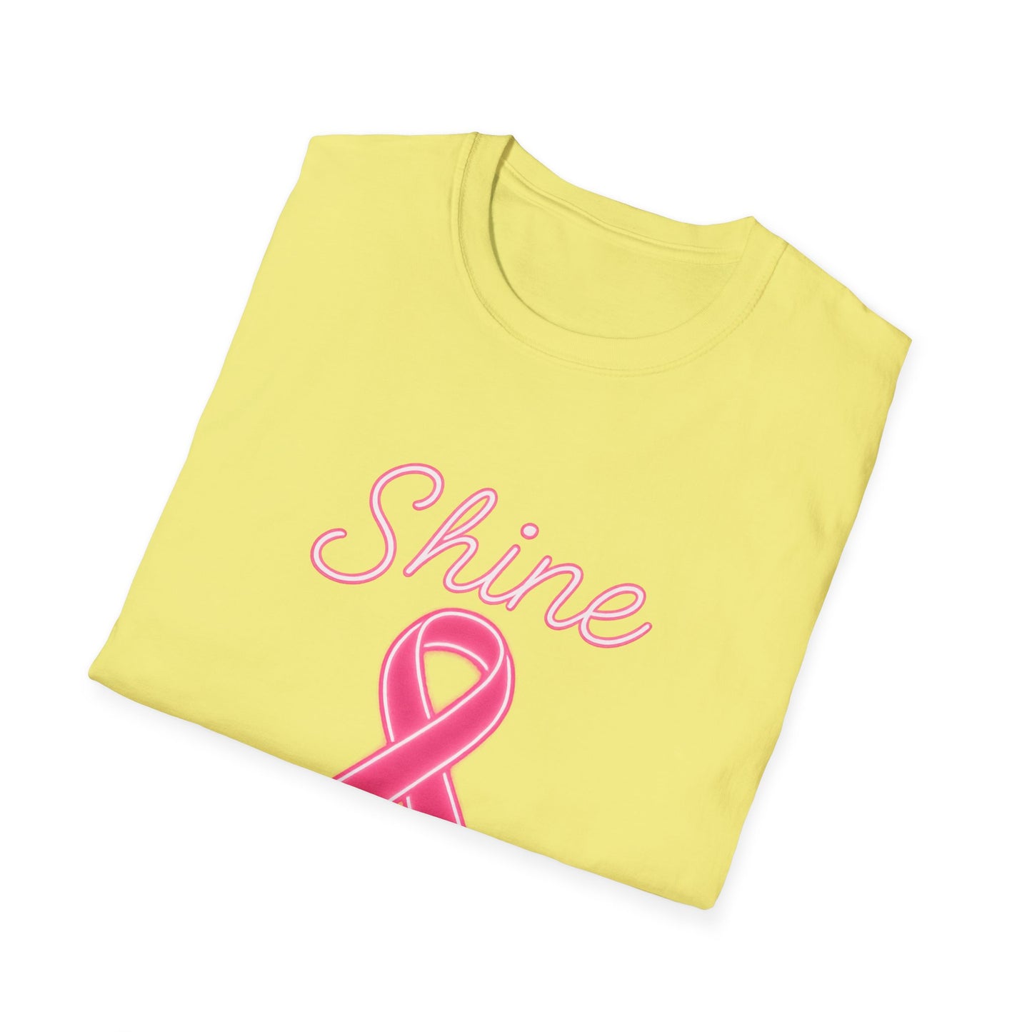 Shine for the Cure Shirt | Breast Cancer Awareness Pink Ribbon Tee | Support Hope Survivor Fighter T-Shirt October Month