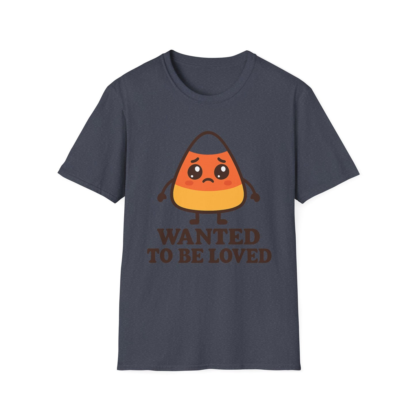 All I Wanted Was to Be Loved Candy Corn Shirt – Funny Halloween Sad Candy Tee