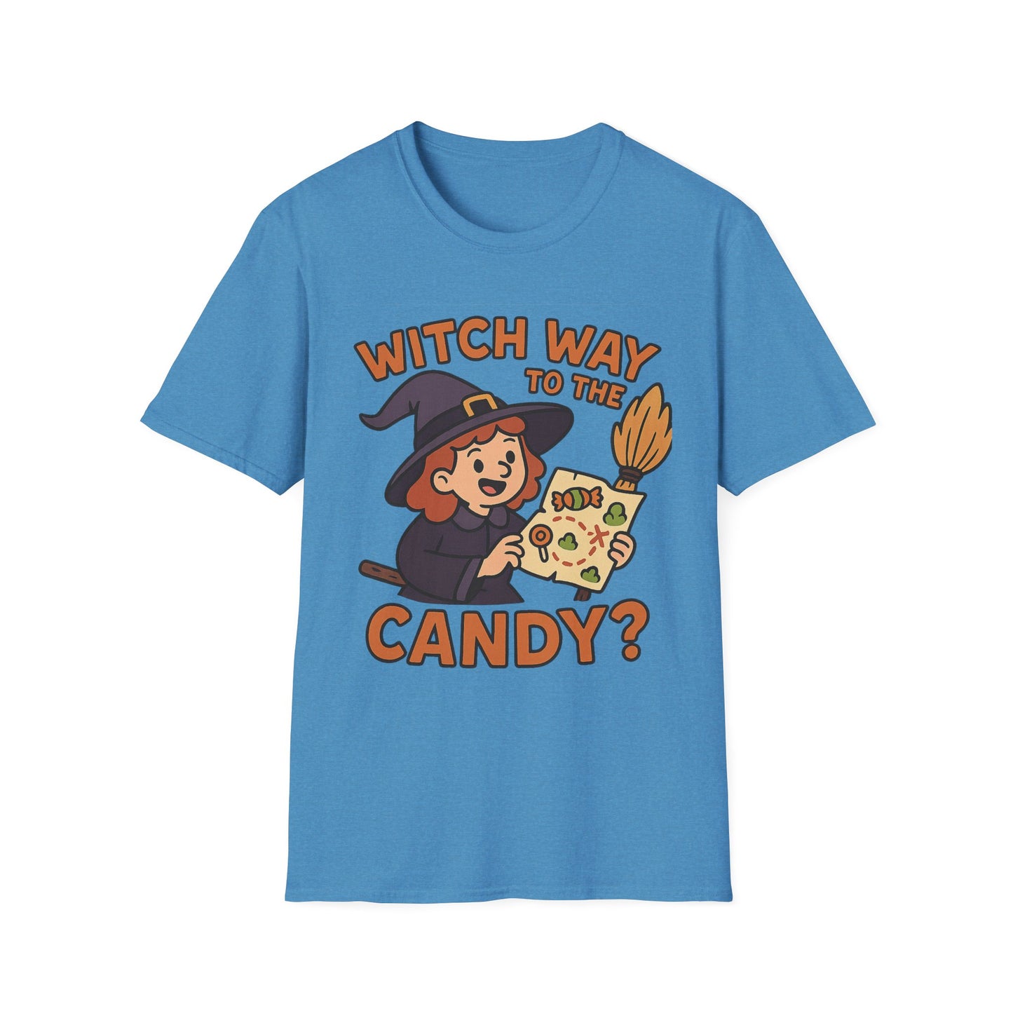 itch Way to the Candy Halloween Shirt – Funny Witch Trick or Treat Tee
