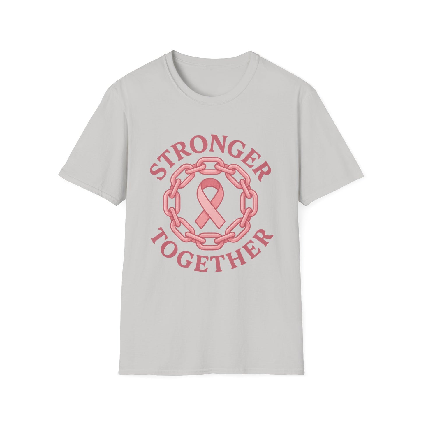 Stronger Together Shirt | Breast Cancer Awareness Pink Ribbon Tee | Unity Support Survivor Fighter October T-Shirt Hope