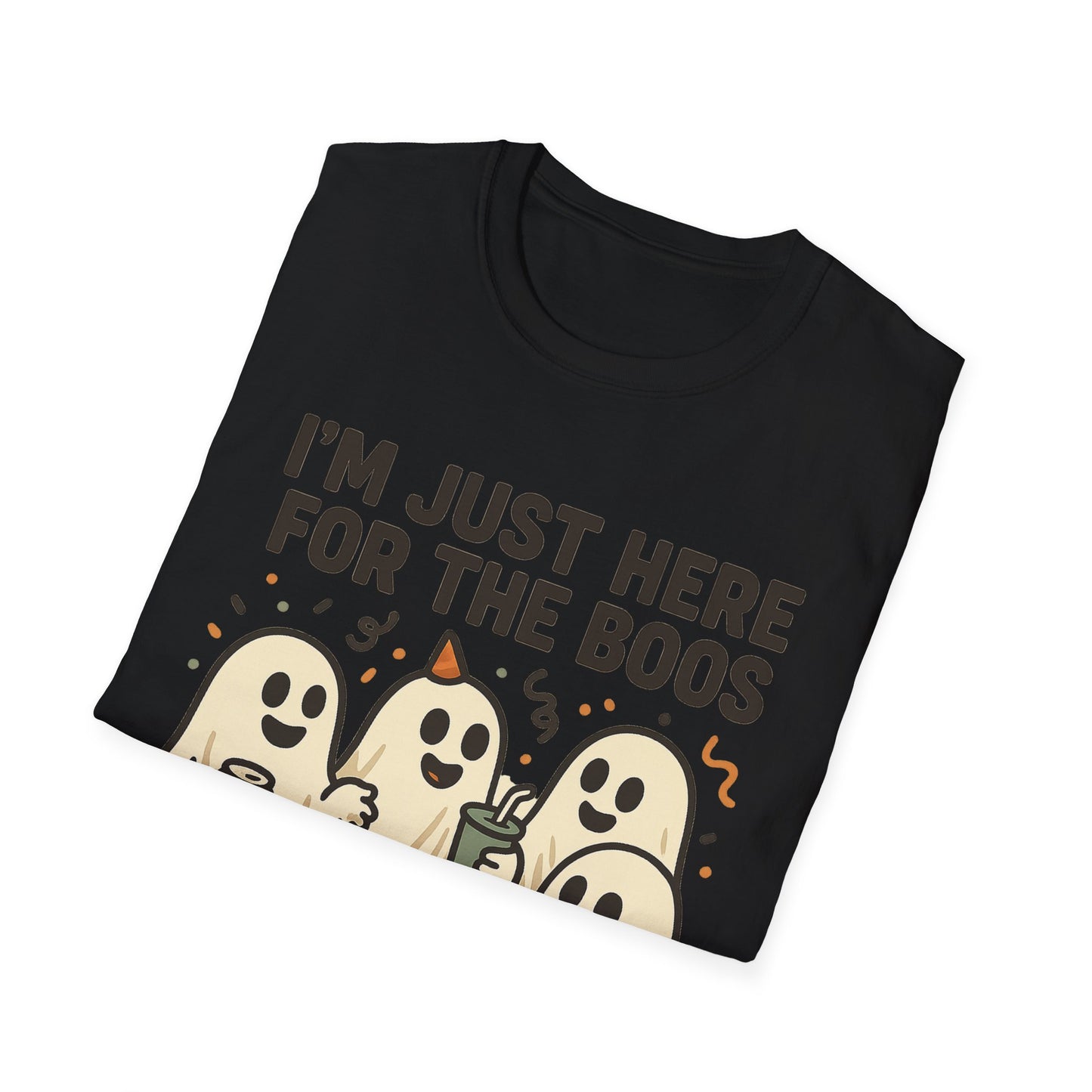 I’m Just Here for the Boos Shirt – Ghost Beer Halloween Party Tee