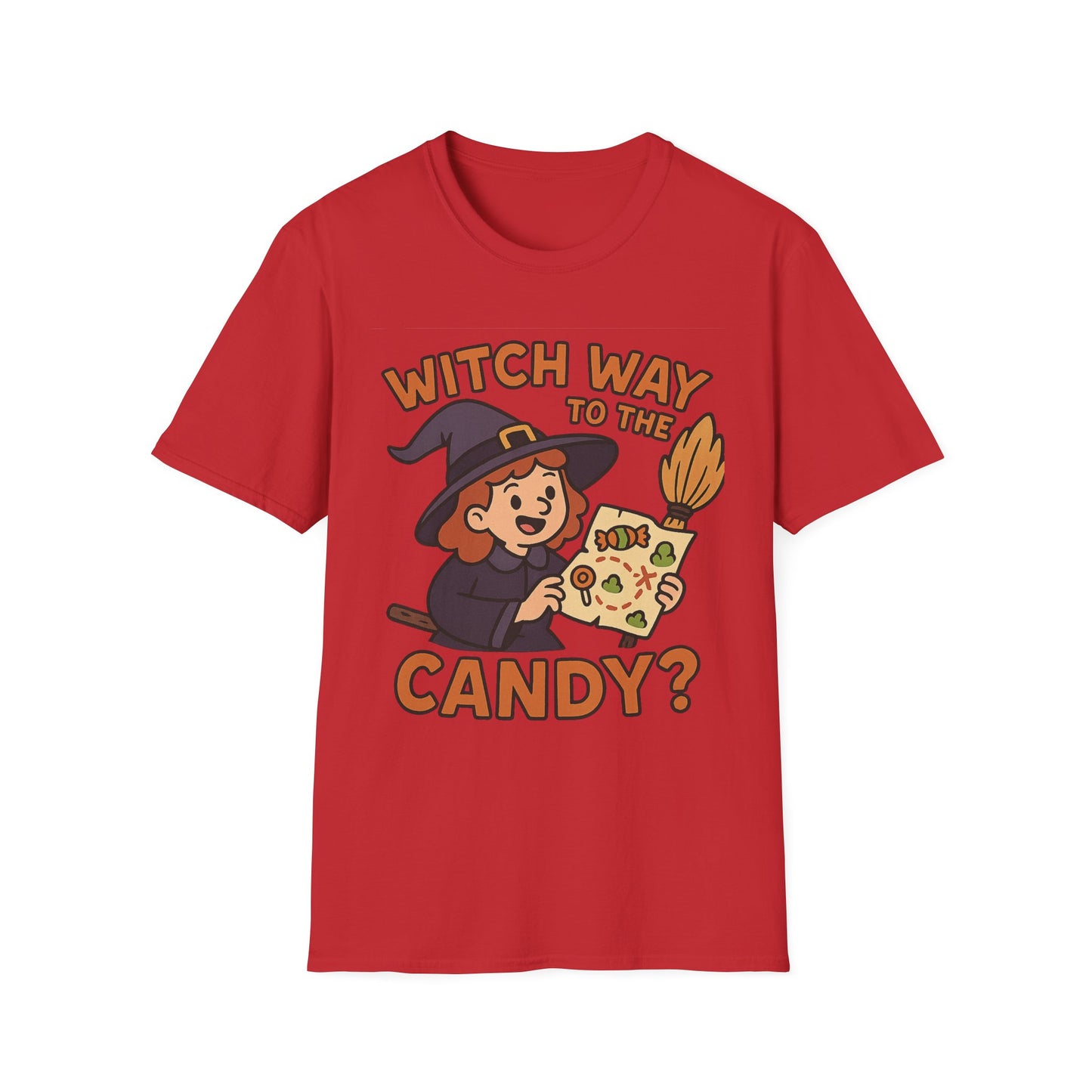 itch Way to the Candy Halloween Shirt – Funny Witch Trick or Treat Tee