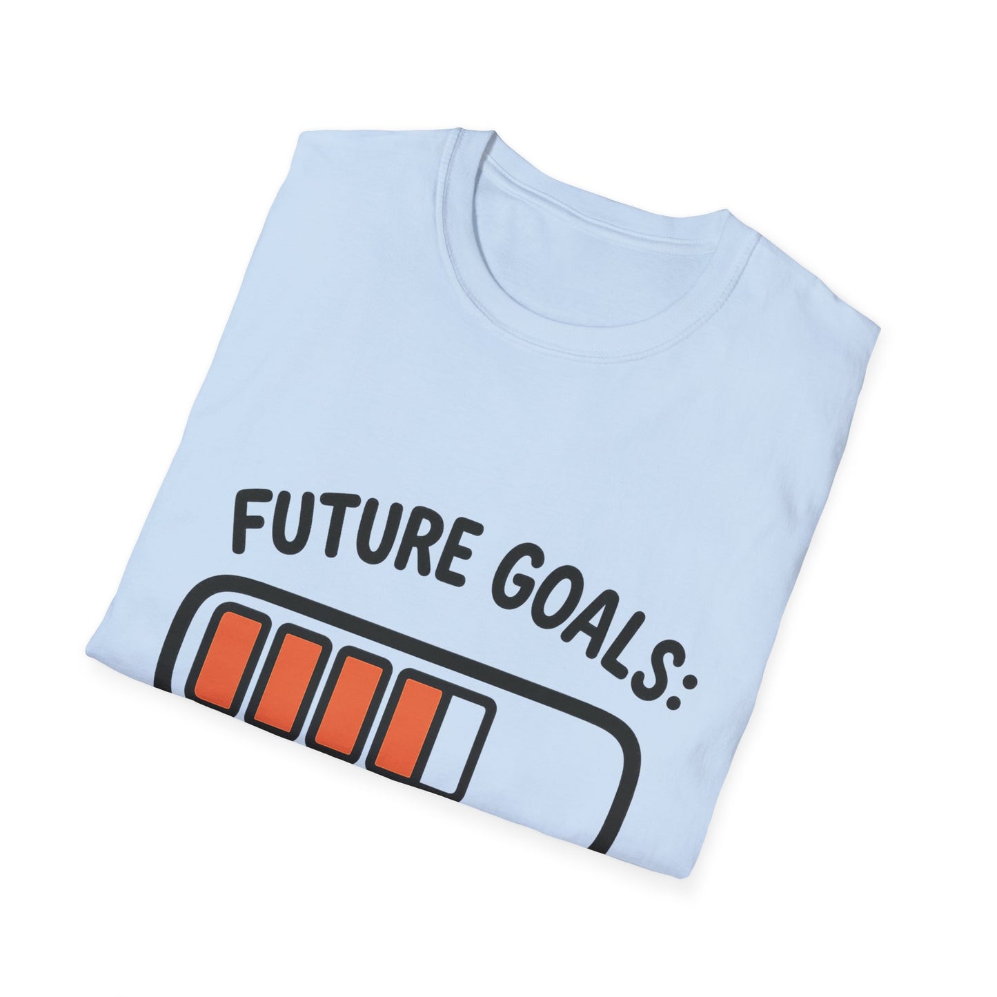 Future Goals In Progress T-Shirt – Playful Progress Bar Motivational Dreamer Tee