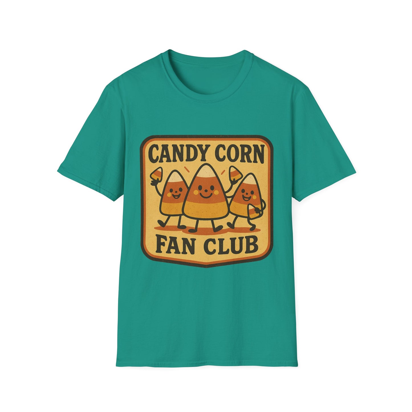 Candy Corn Fan Club Shirt – Cute Fall Halloween Tee, Retro Autumn Candy Graphic T-Shirt