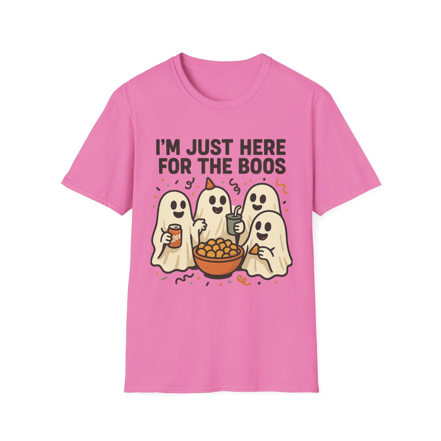I’m Just Here for the Boos Shirt – Ghost Beer Halloween Party Tee
