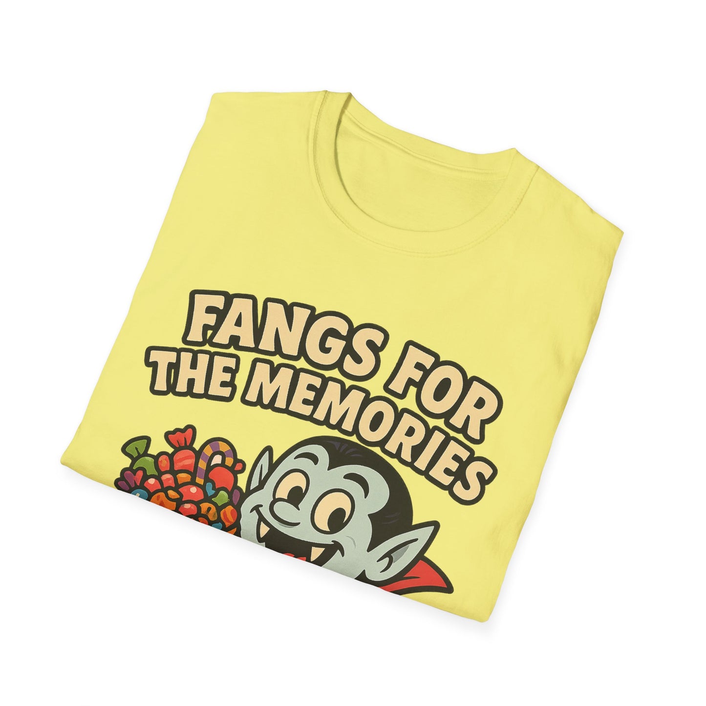 Fangs for the Memories Shirt – Vampire Trick or Treat Candy Tee