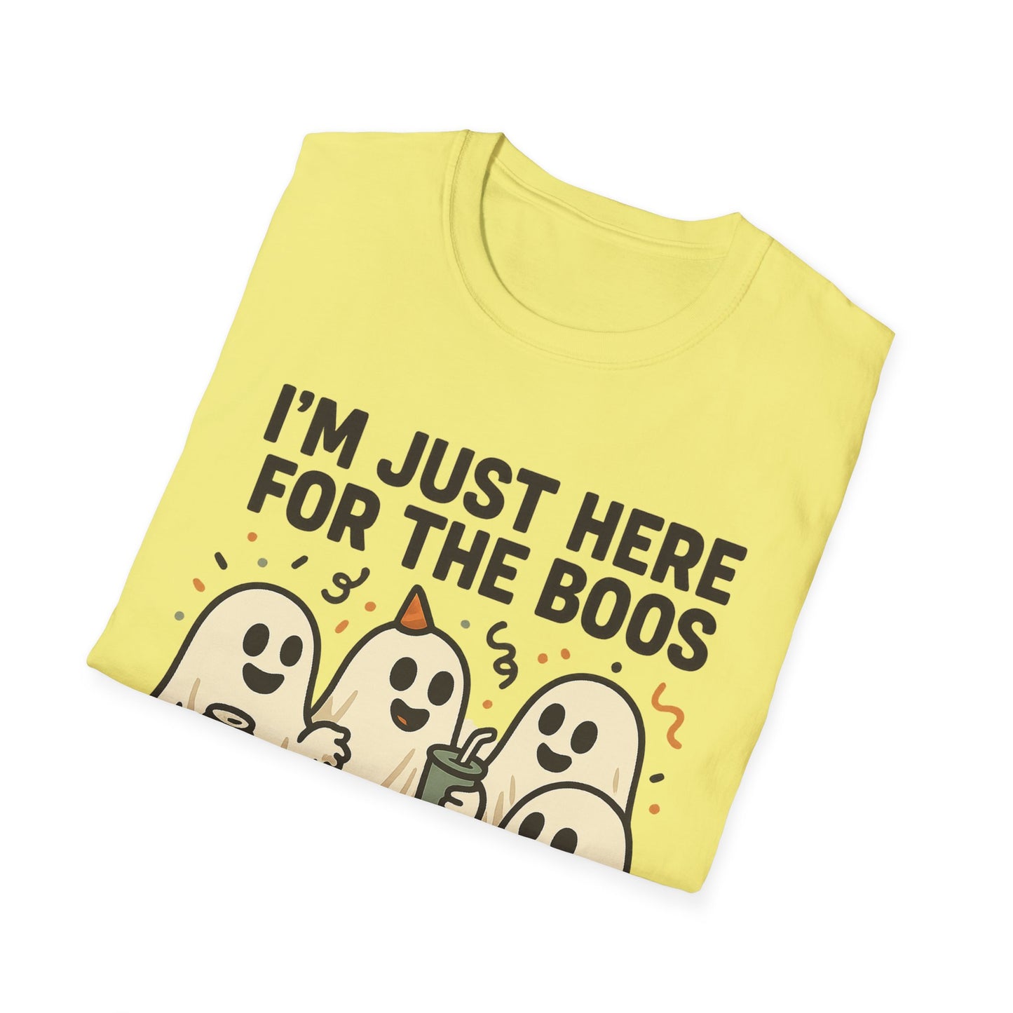I’m Just Here for the Boos Shirt – Ghost Beer Halloween Party Tee