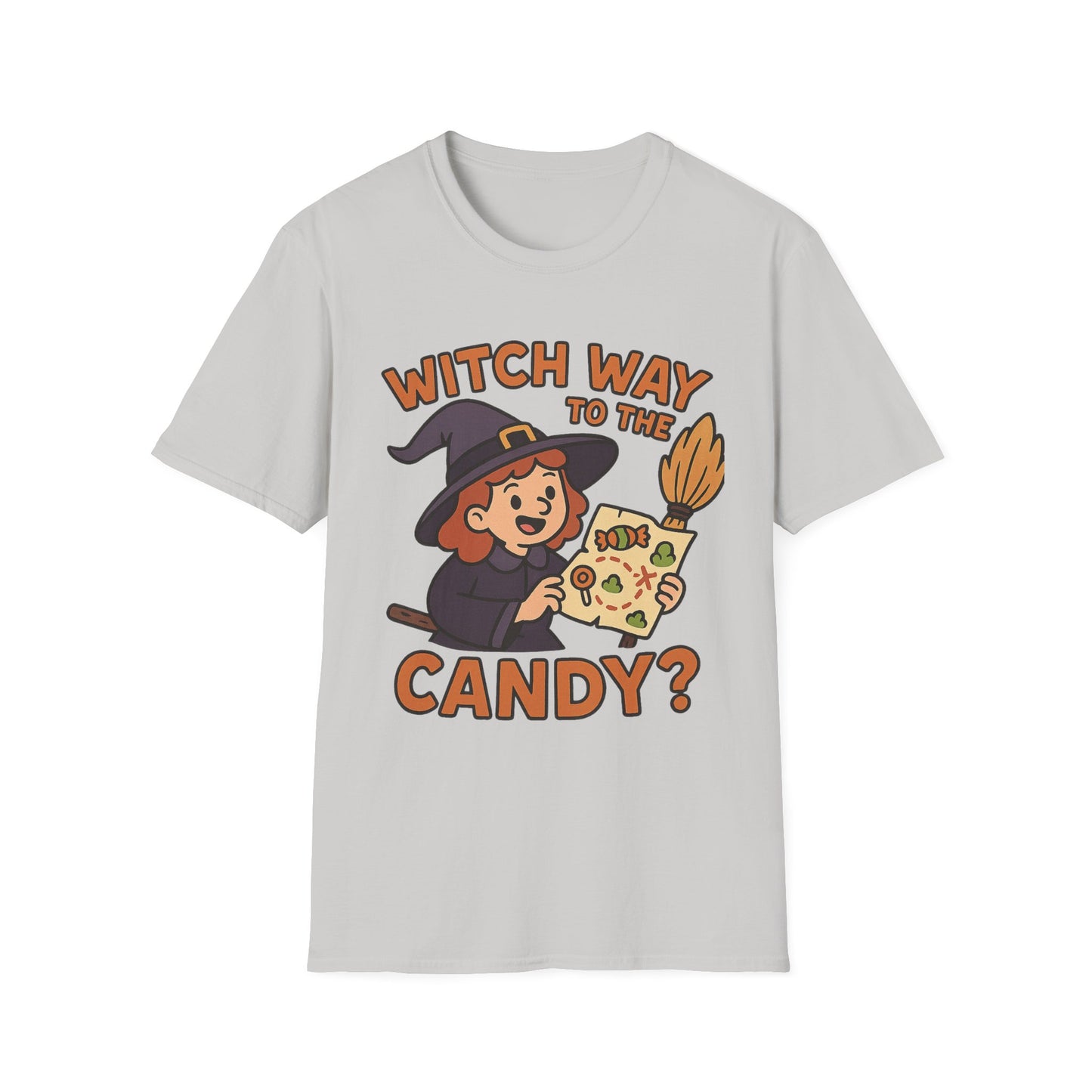 itch Way to the Candy Halloween Shirt – Funny Witch Trick or Treat Tee