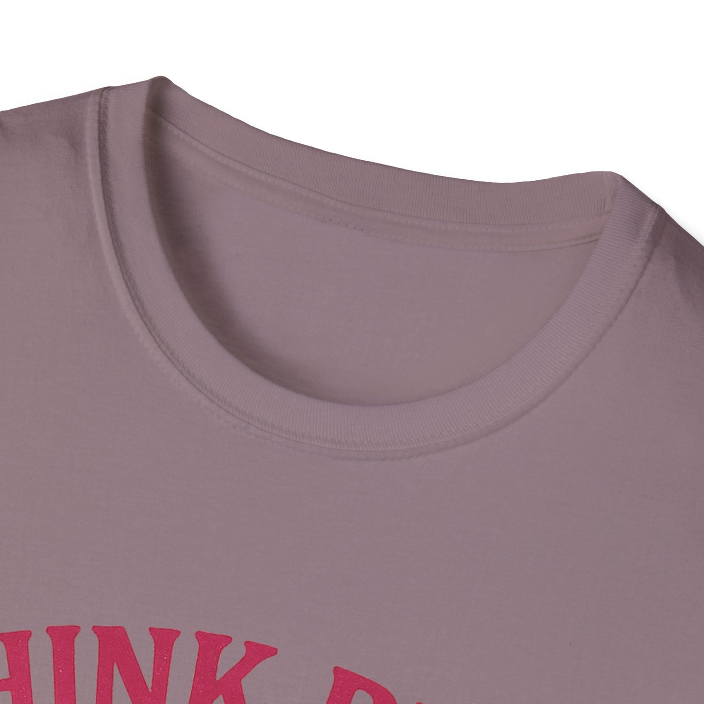 Think Pink Shirt Live Strong | Breast Cancer Awareness Ribbon Tee | Pink Support Hope Strength T-Shirt Women Men October
