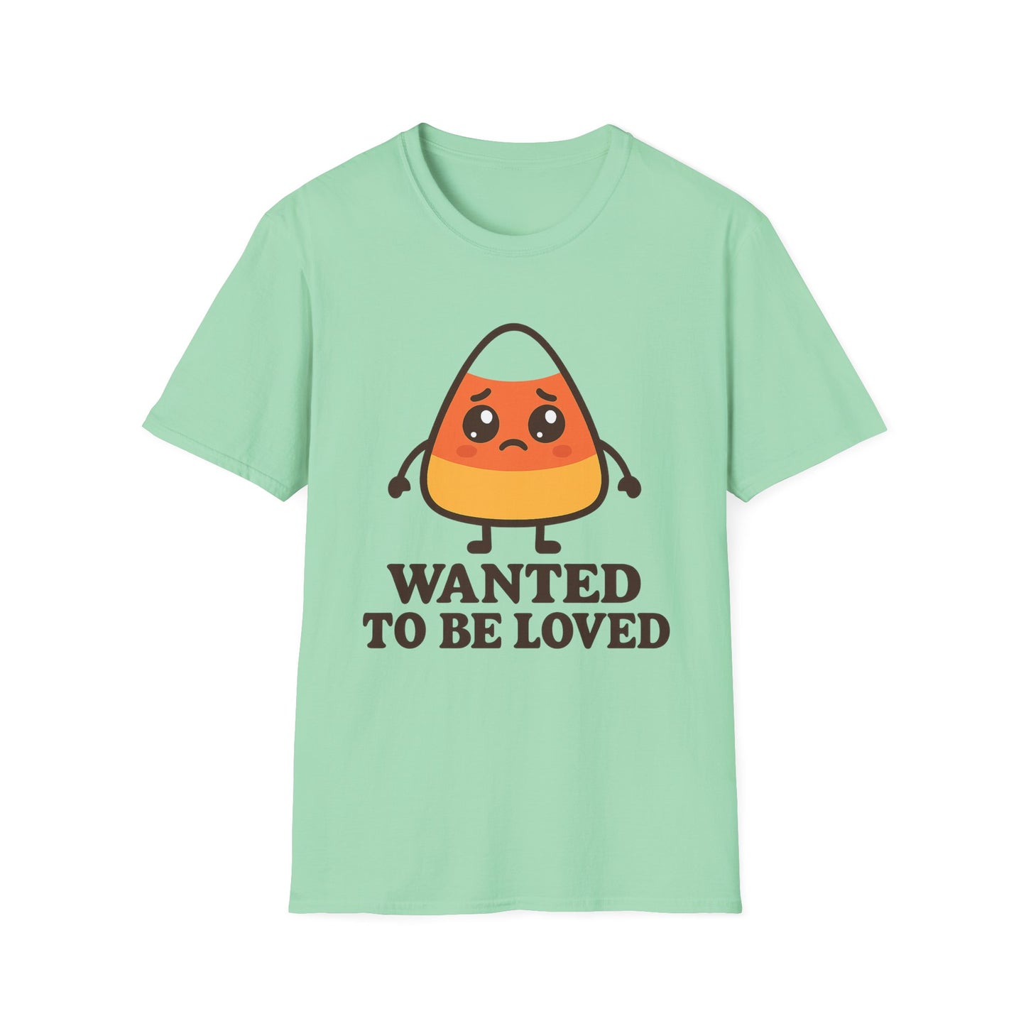 All I Wanted Was to Be Loved Candy Corn Shirt – Funny Halloween Sad Candy Tee