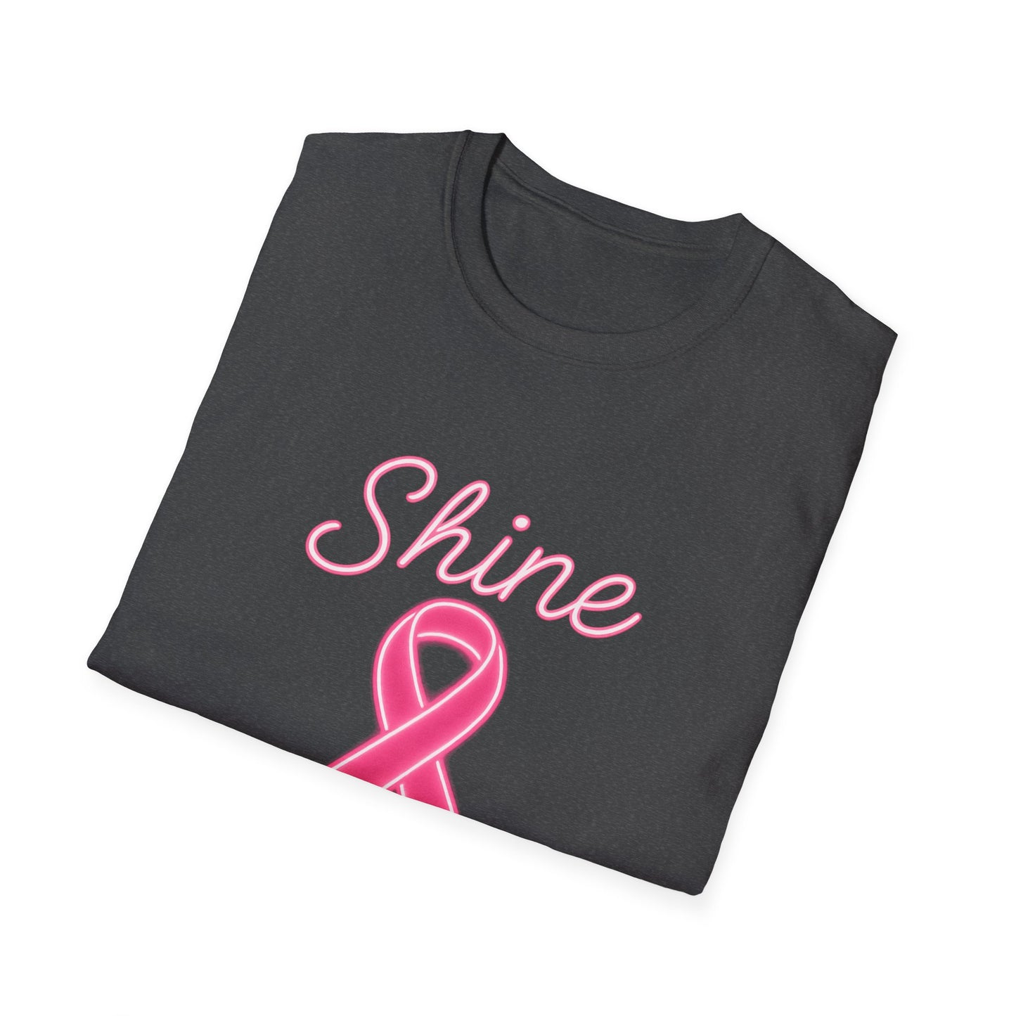 Shine for the Cure Shirt | Breast Cancer Awareness Pink Ribbon Tee | Support Hope Survivor Fighter T-Shirt October Month