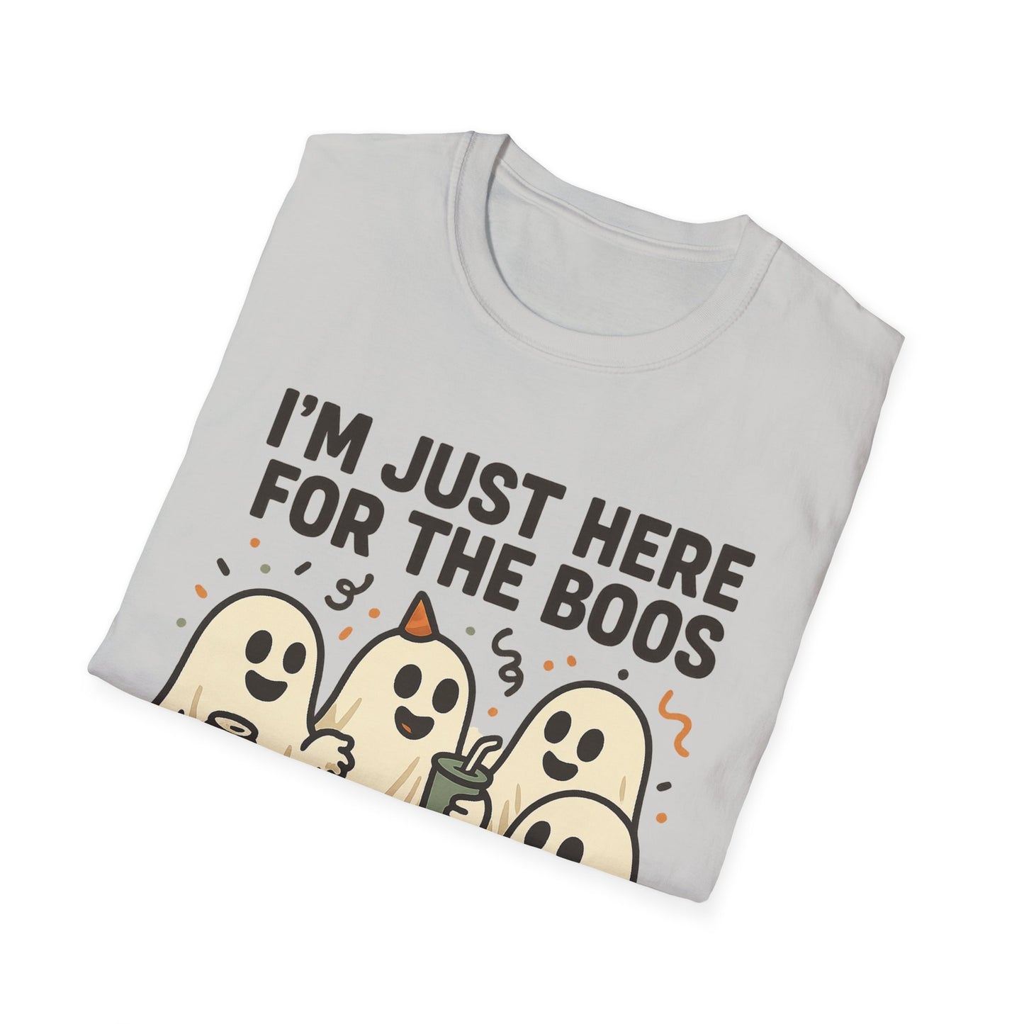 I’m Just Here for the Boos Shirt – Ghost Beer Halloween Party Tee
