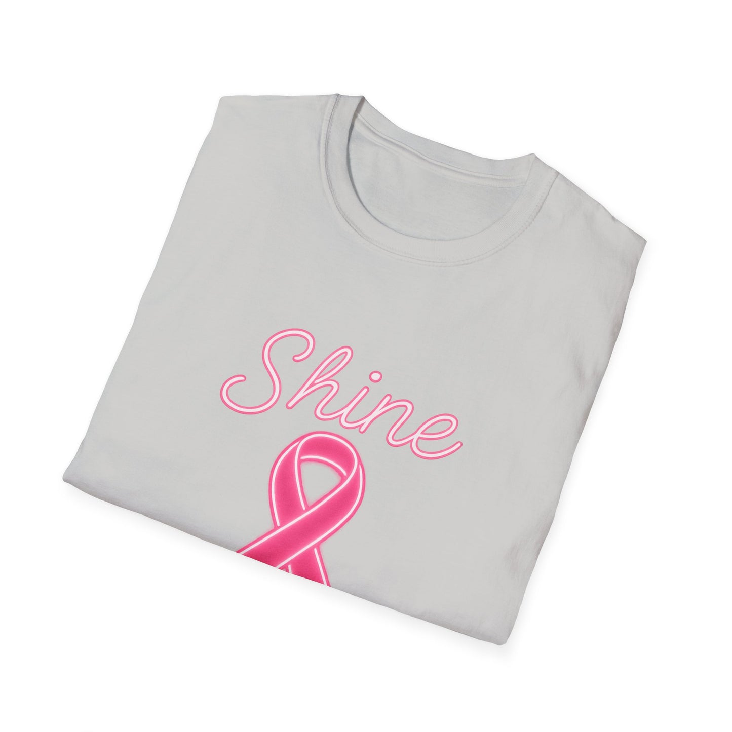 Shine for the Cure Shirt | Breast Cancer Awareness Pink Ribbon Tee | Support Hope Survivor Fighter T-Shirt October Month