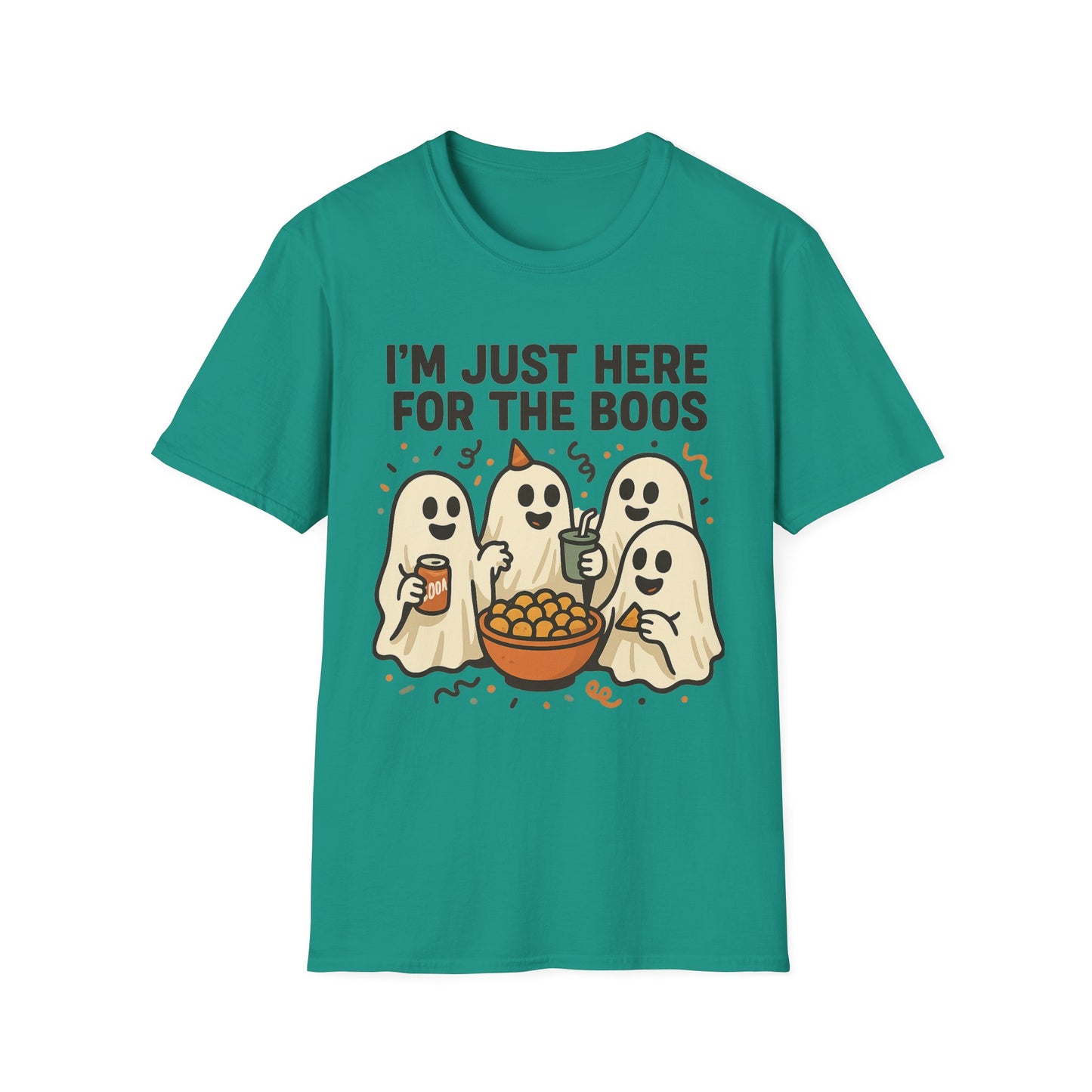 I’m Just Here for the Boos Shirt – Ghost Beer Halloween Party Tee