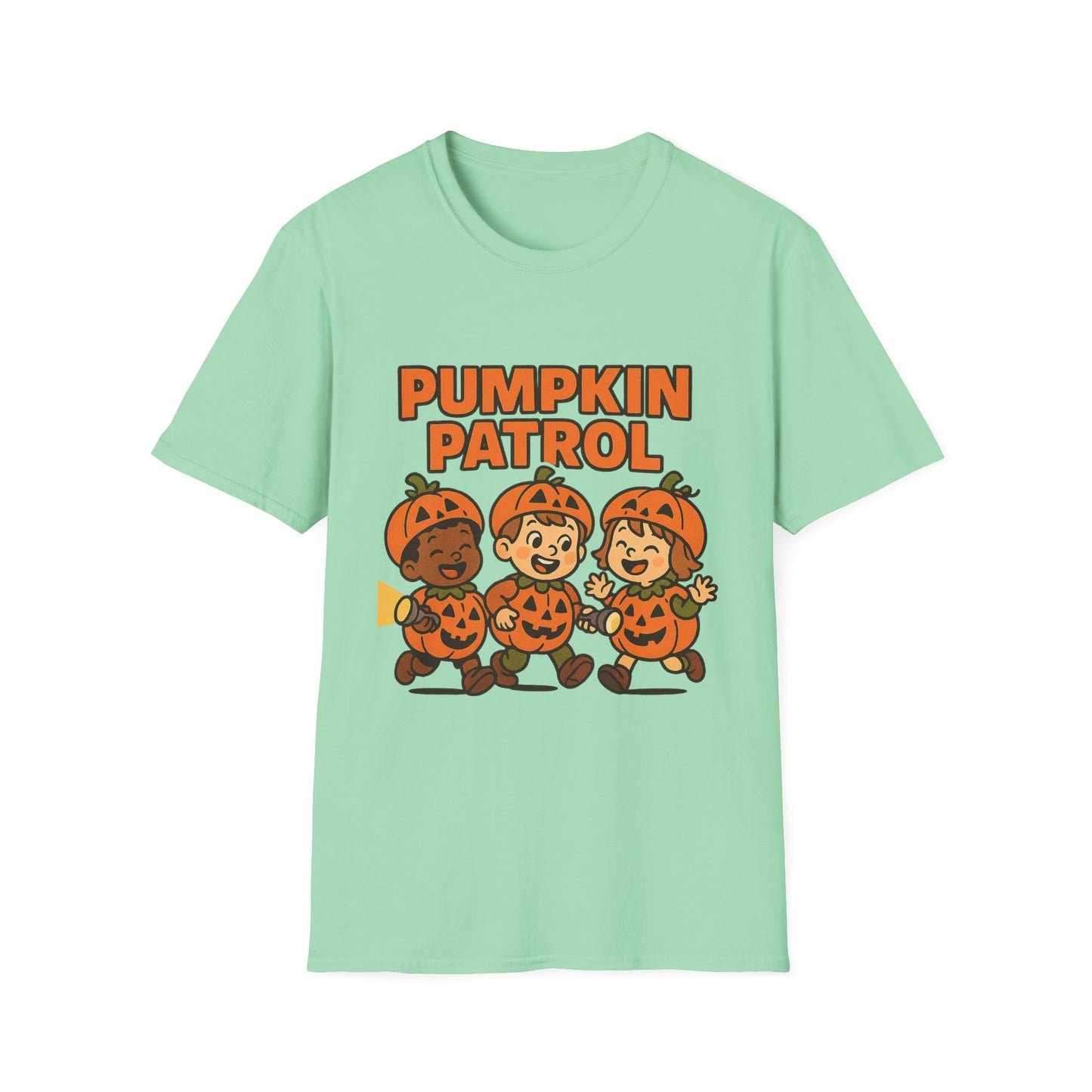 Pumpkin Patrol Shirt – Cute Kids in Pumpkins Halloween T-Shirt