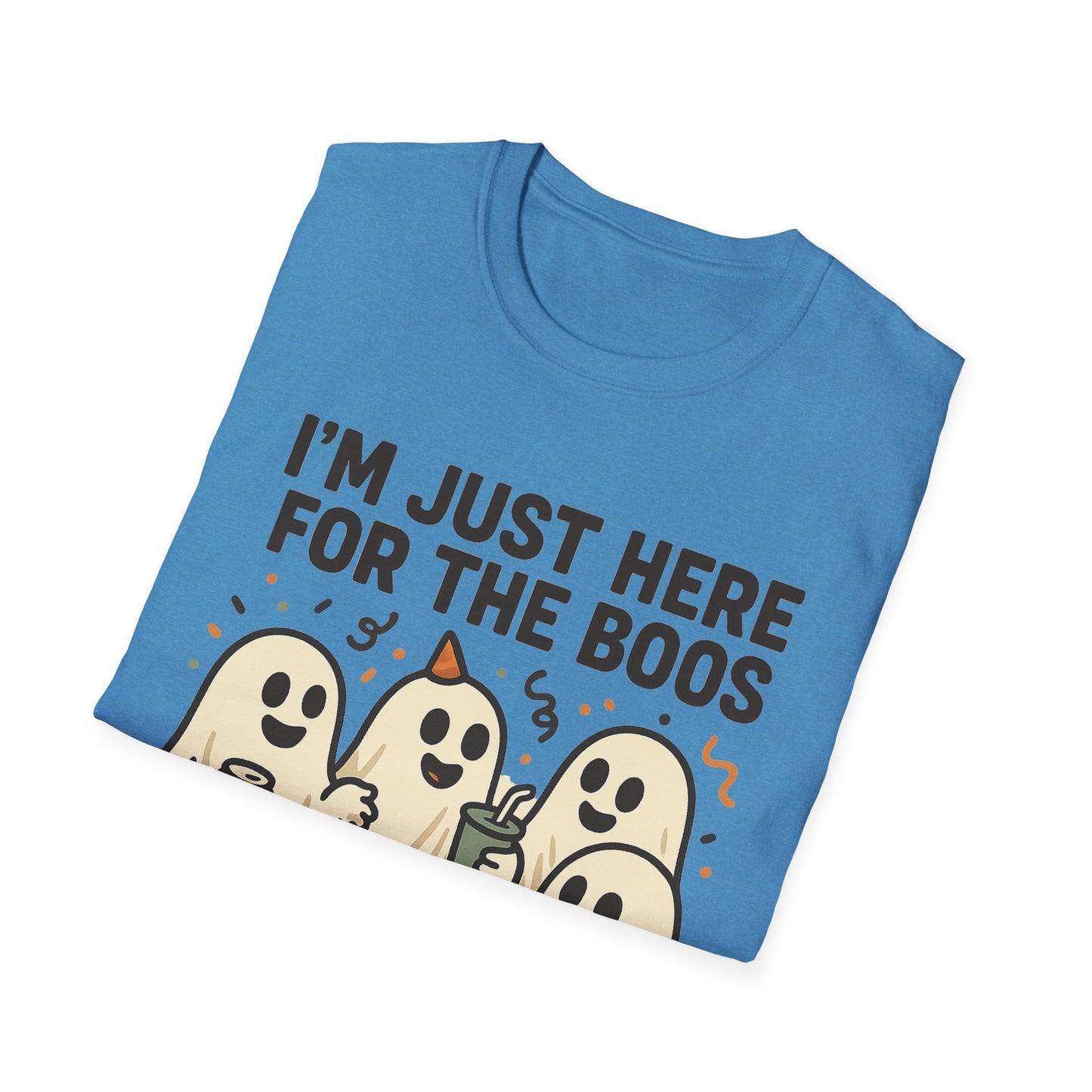 I’m Just Here for the Boos Shirt – Ghost Beer Halloween Party Tee