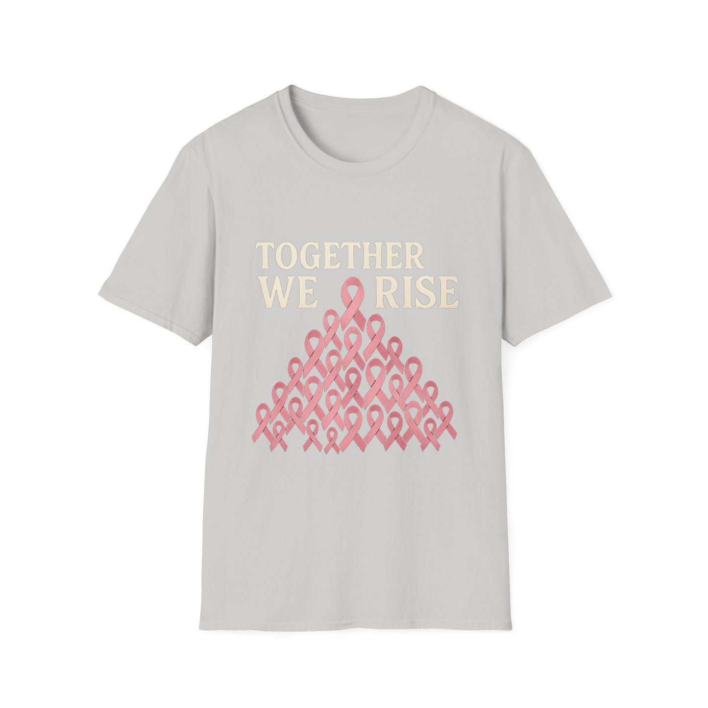 Together We Rise Shirt | Breast Cancer Awareness Pink Ribbon Tee | Unity Support Survivor Fighter Hope T-Shirt October Strong