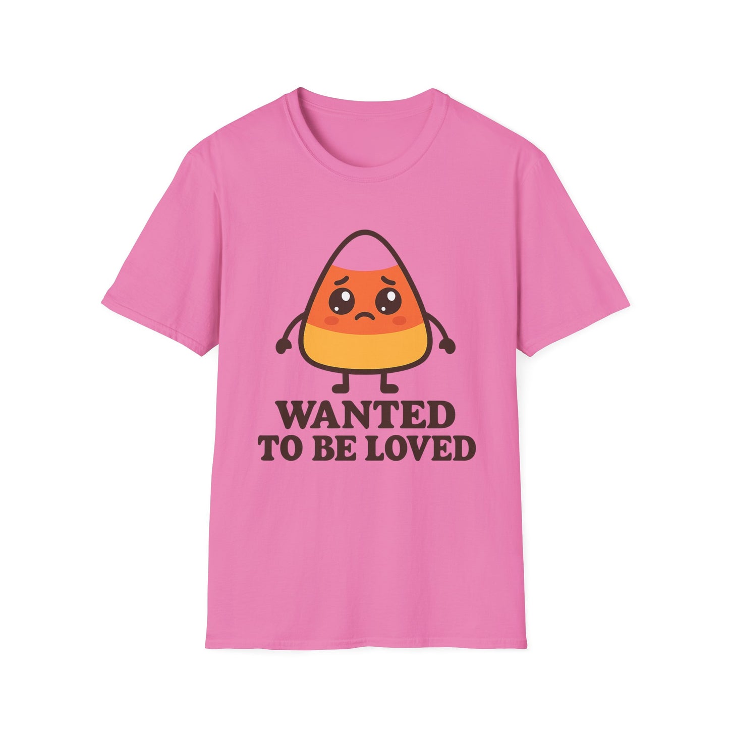 All I Wanted Was to Be Loved Candy Corn Shirt – Funny Halloween Sad Candy Tee