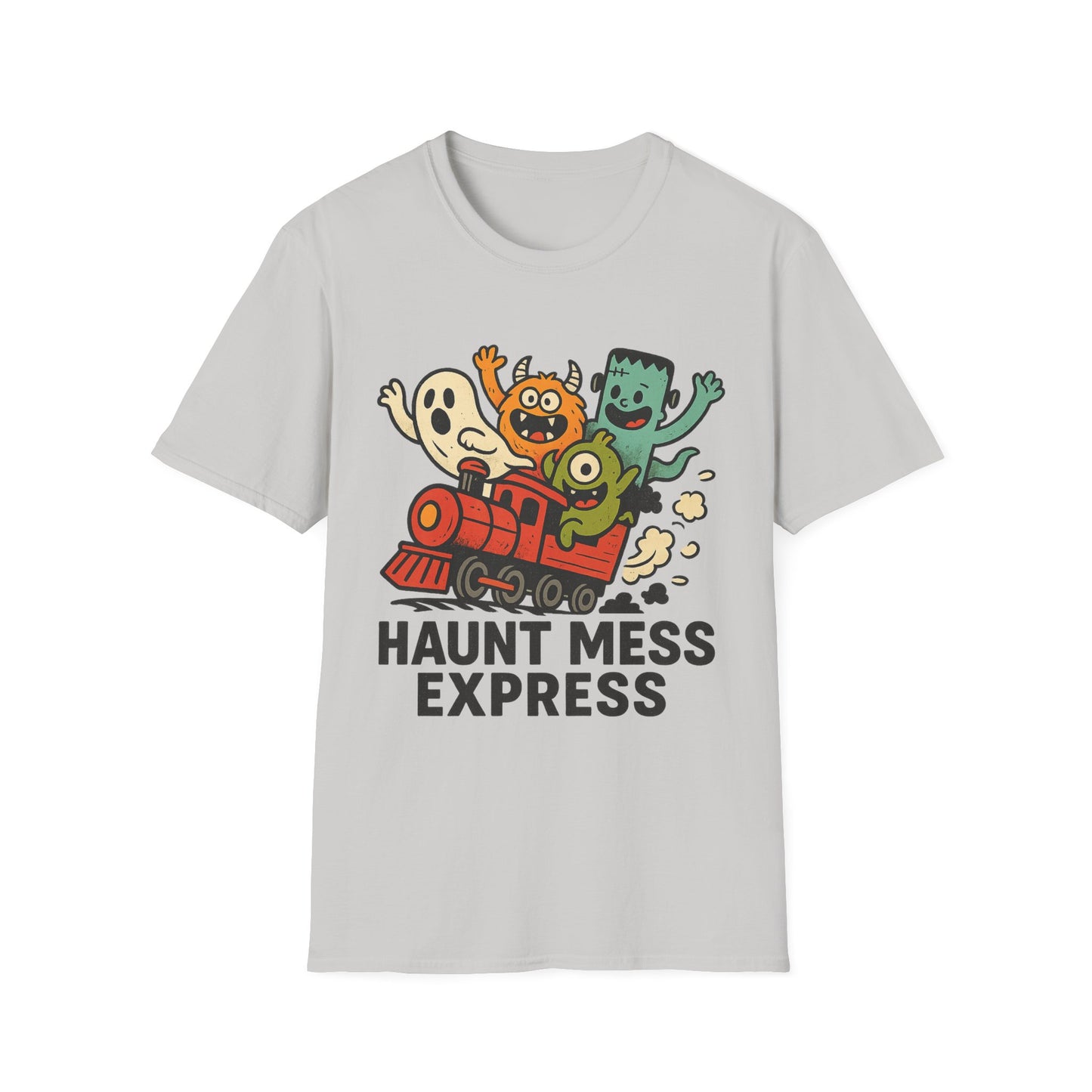 Haunt Mess Express Shirt – Funny Monster Train Halloween Tee