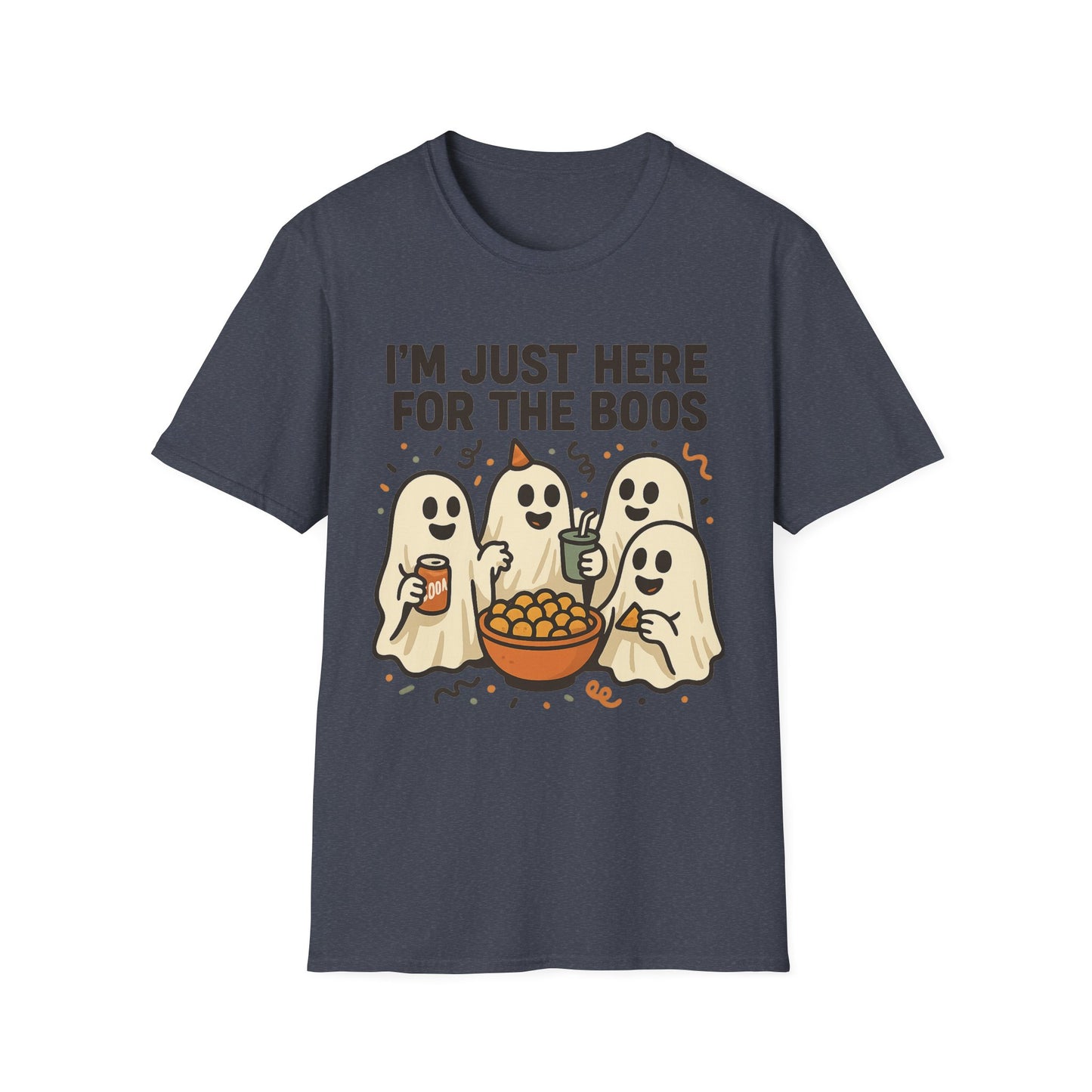 I’m Just Here for the Boos Shirt – Ghost Beer Halloween Party Tee