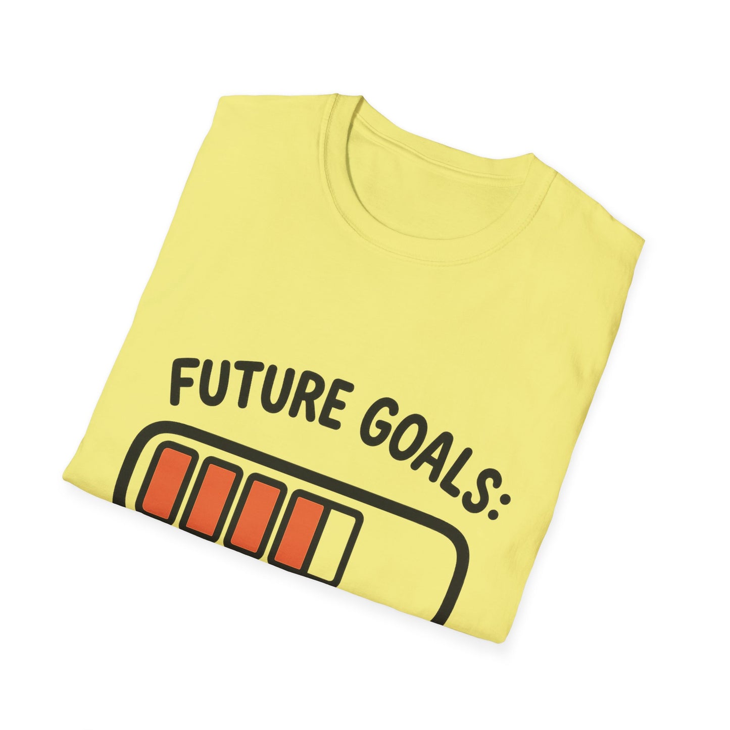 Future Goals In Progress T-Shirt – Playful Progress Bar Motivational Dreamer Tee